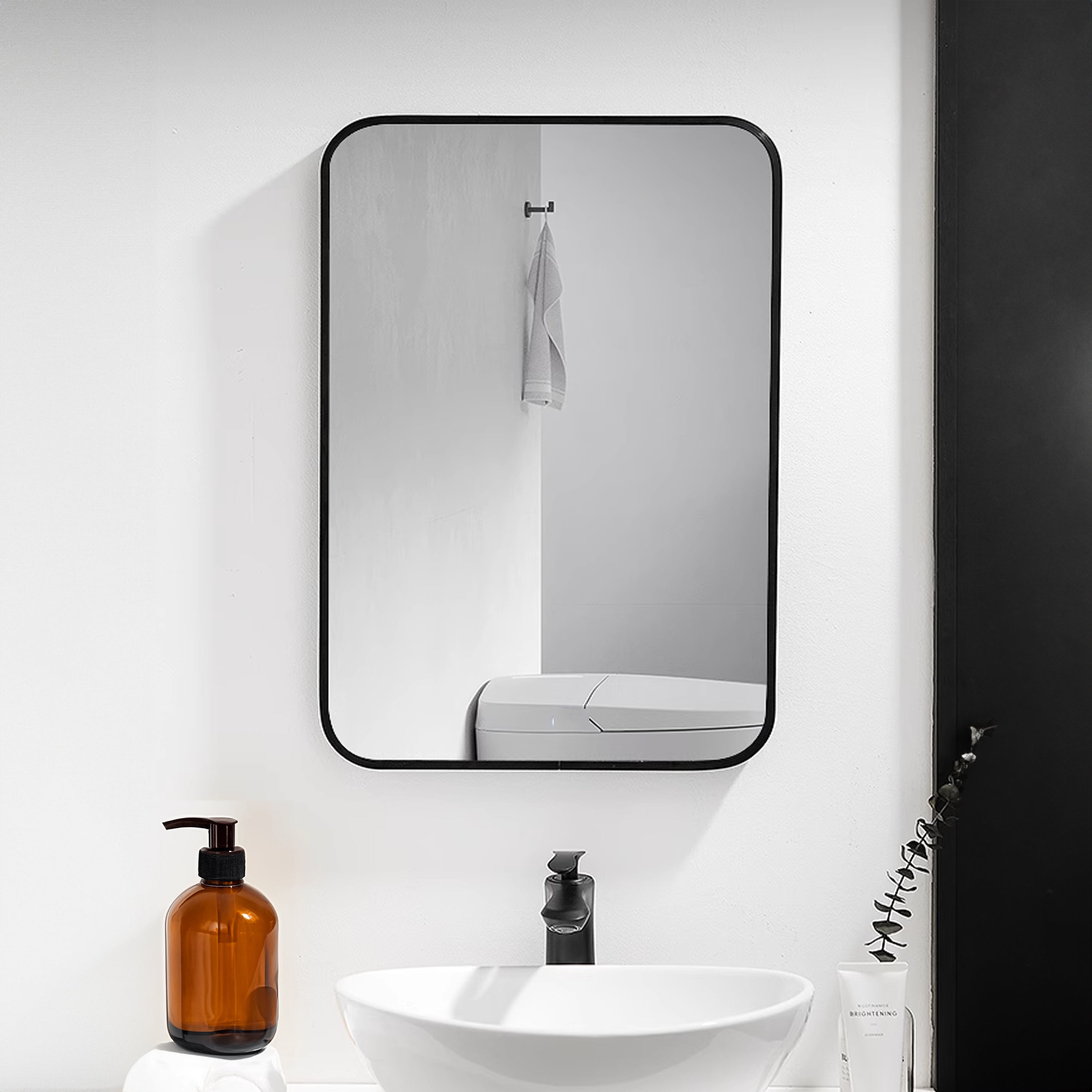 2028B Rectangular Framed Wall Mounted Bathroom Mirror