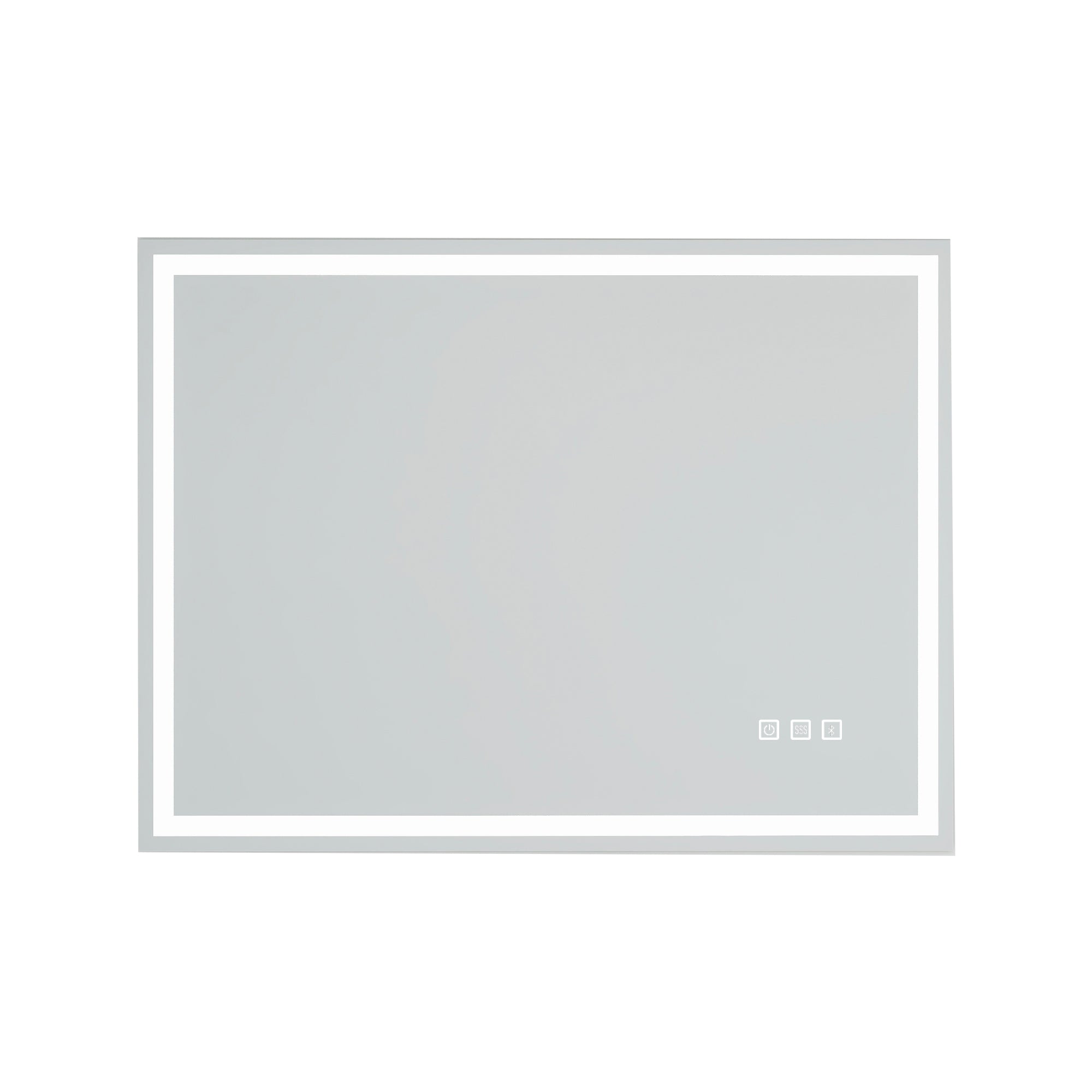 3015-2432 Rectangular Frameless Anti-Fog Multi-functional Wall-Mount LED Bathroom Vanity Mirror