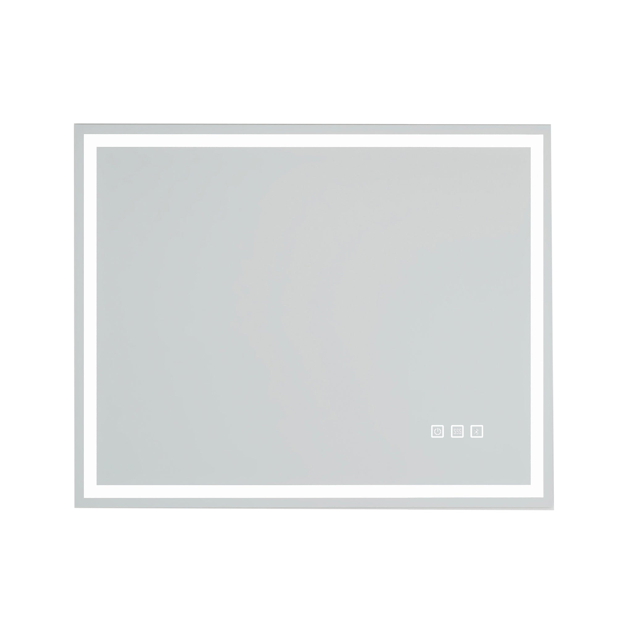 3015-2836 Rectangular Frameless Anti-Fog Multi-functional Wall-Mount LED Bathroom Vanity Mirror