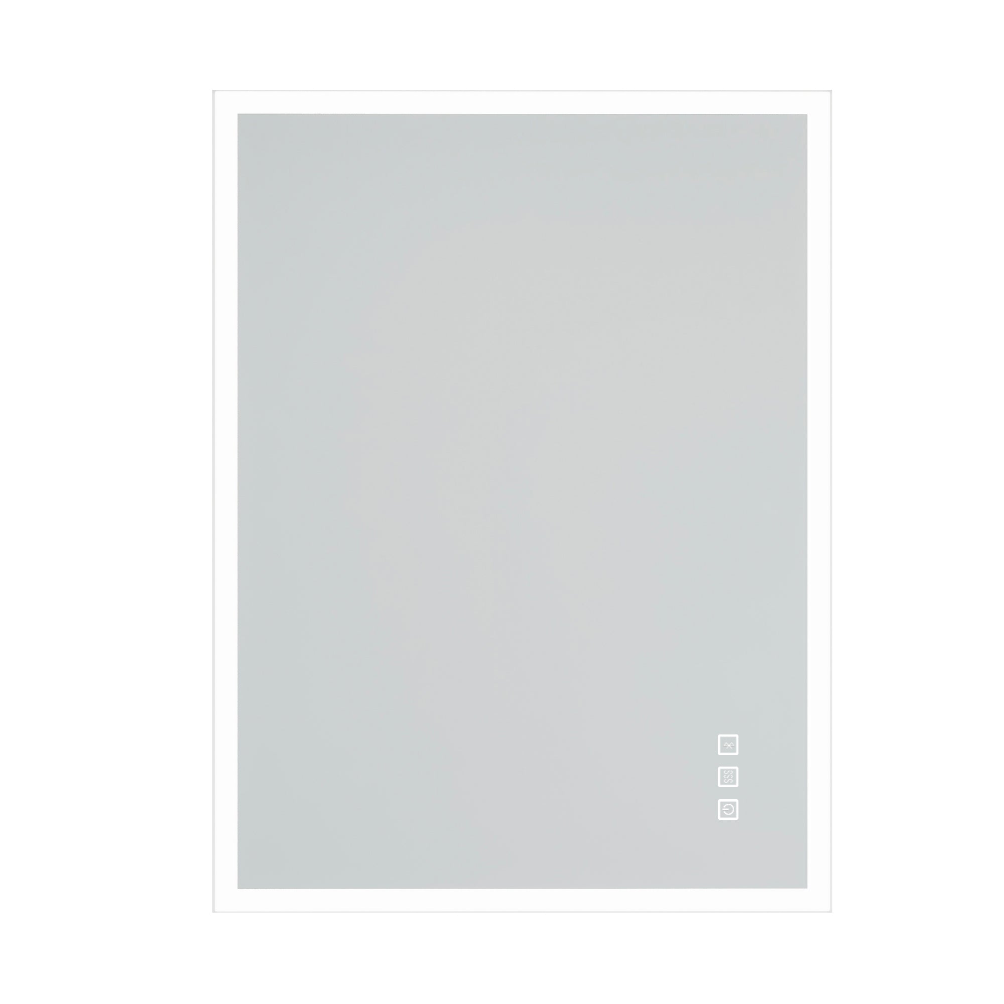 24x32 in. Rectangular Frameless Anti-Fog Wall Mounted Dimmable LED Bathroom Vanity Mirror