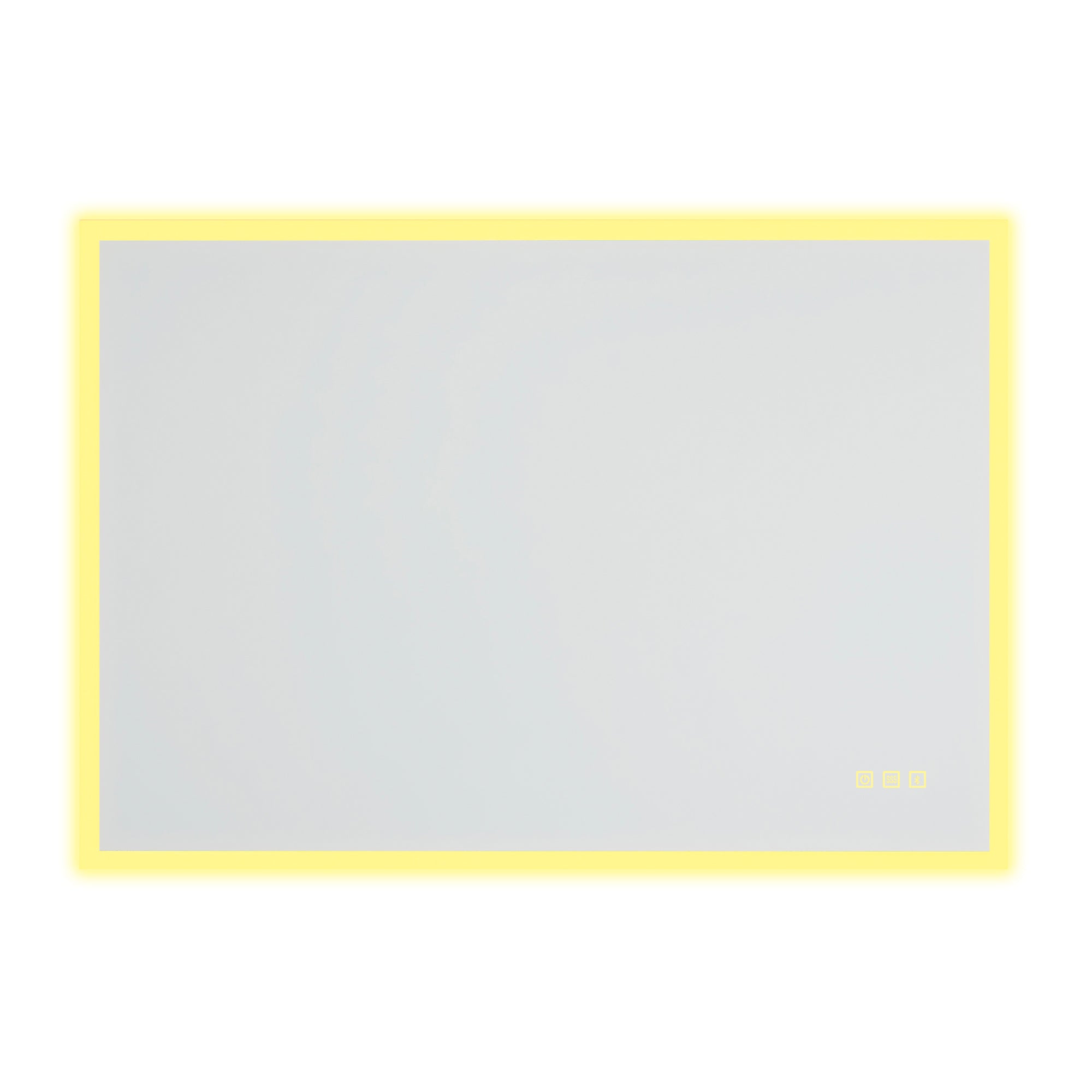 2840 Rectangular Frameless Anti-Fog Wall Mounted Dimmable LED Bathroom Vanity Mirror