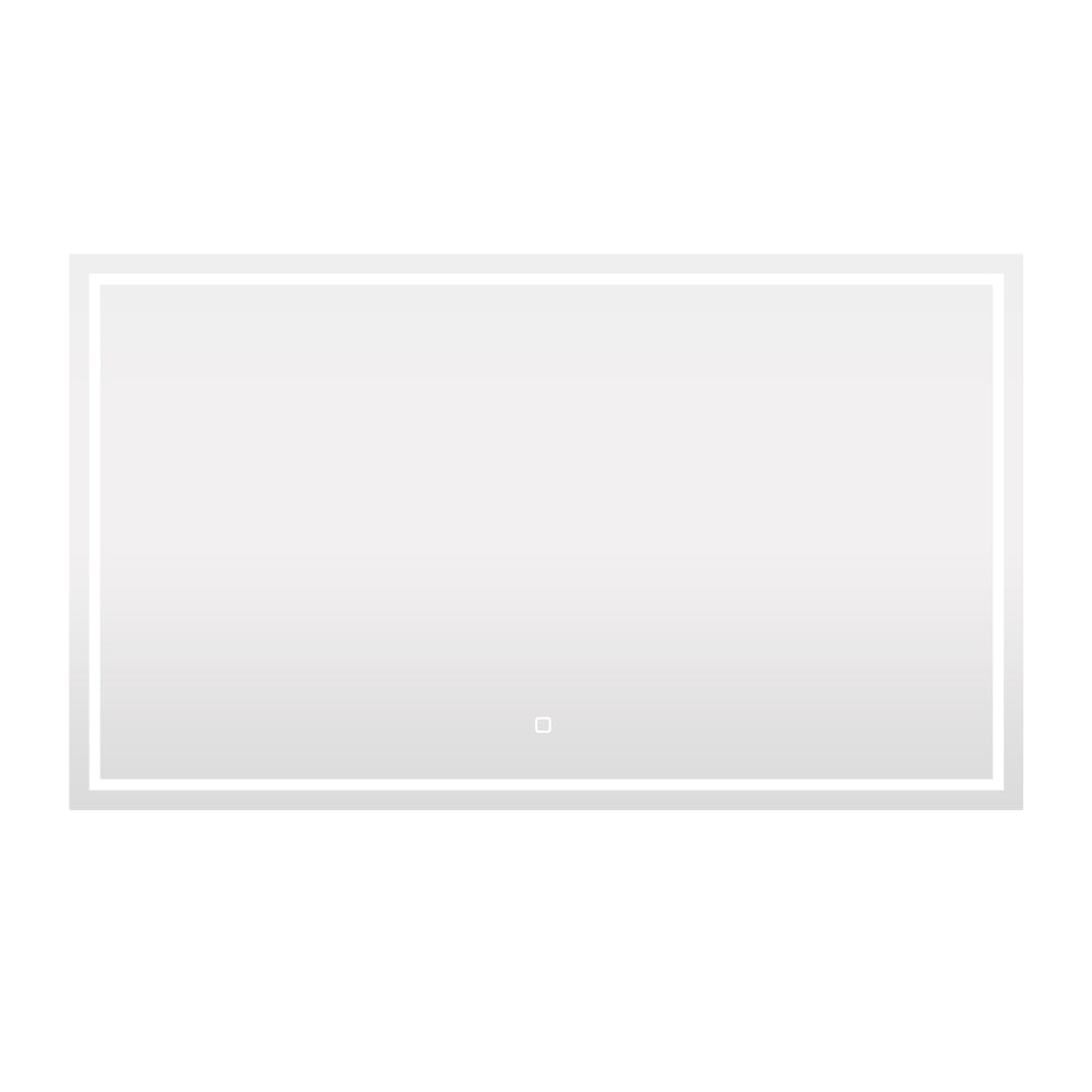 3015-3560 Rectangular Frameless Anti-Fog Multi-functional Wall-Mount LED Bathroom Vanity Mirror