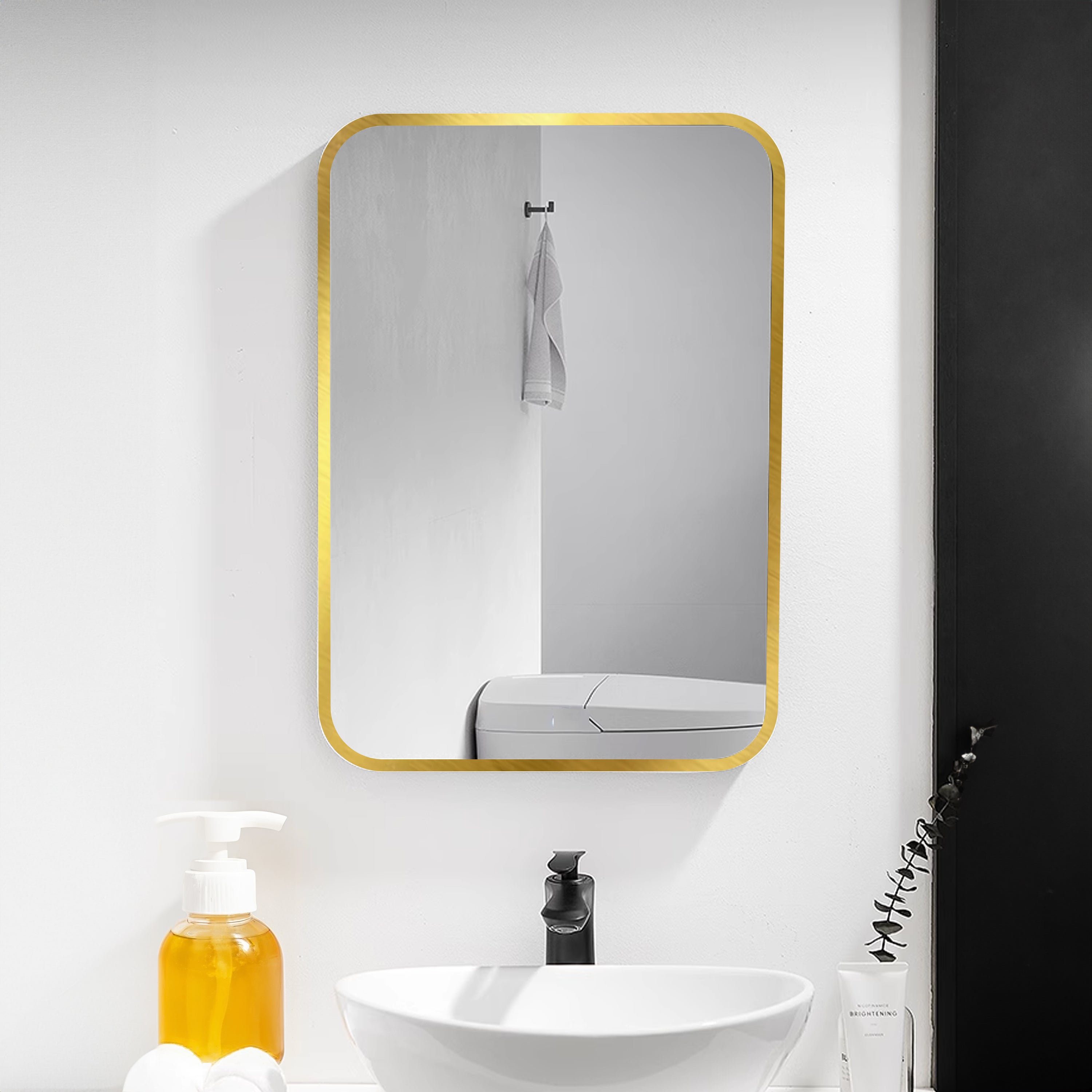 2028G Rectangular Framed Wall Mounted Bathroom Mirror