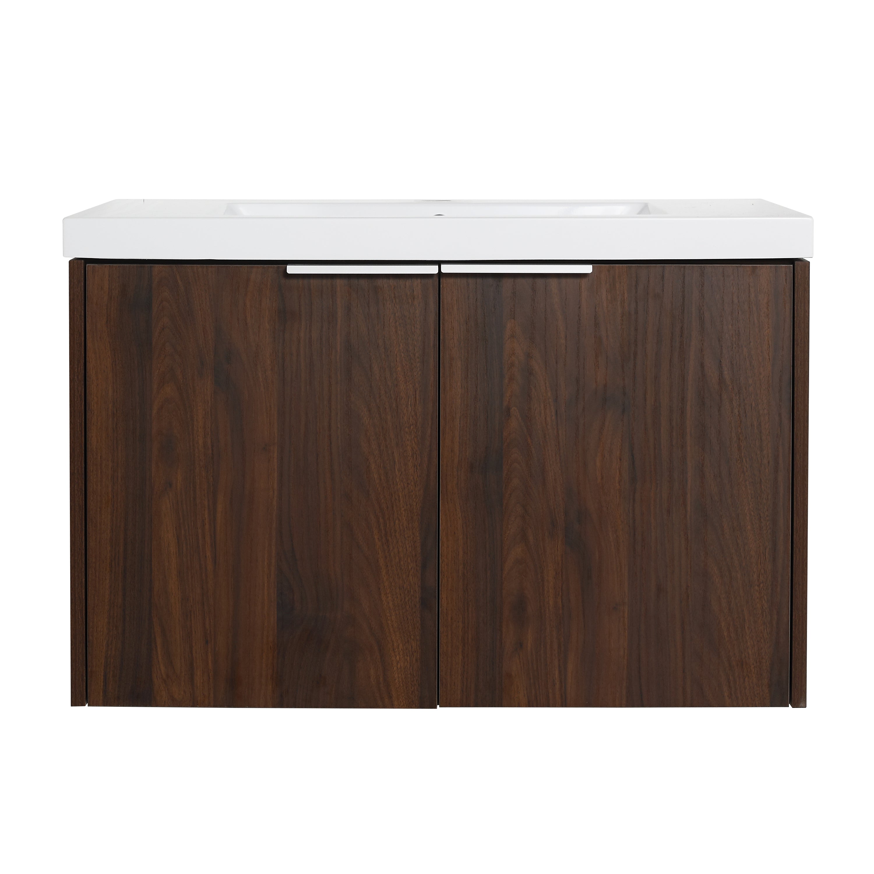 Soft Close Doors Bathroom Vanity With Sink,30 Inch For Small Bathroom,30x18-00630CAW(KD-Packing)