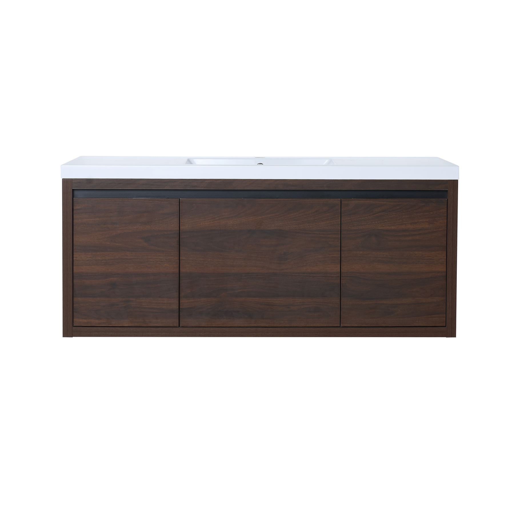 48 Inch Bathroom Cabinet With Sink with Soft Close Doors and Drawer with Cultured Marble Basin