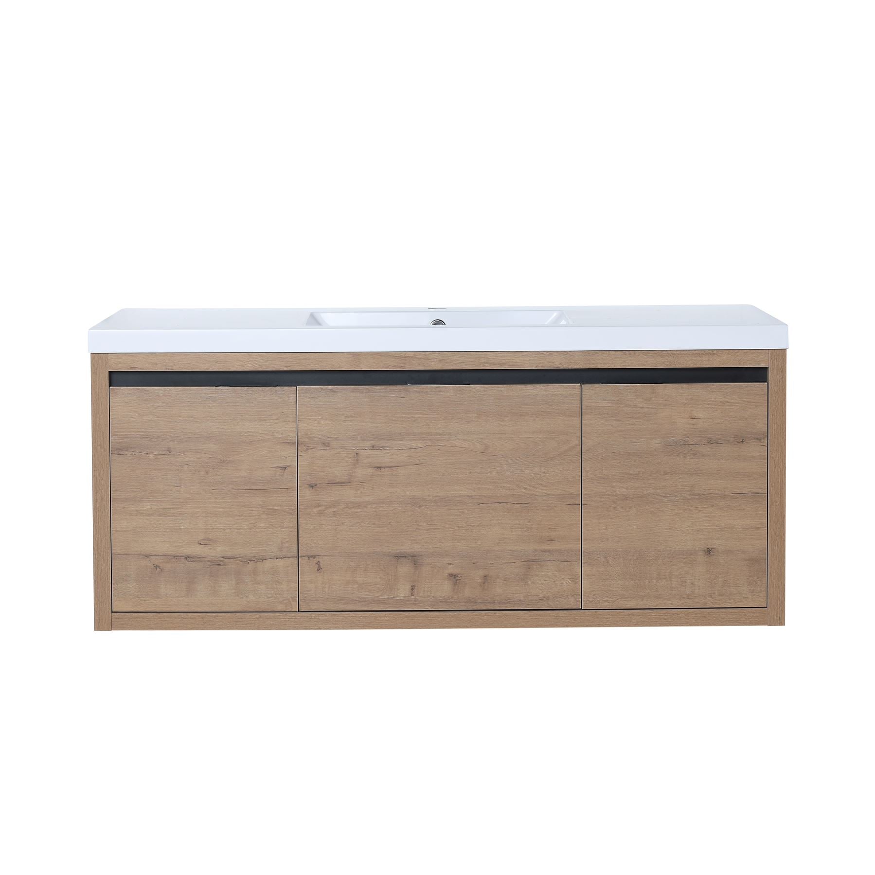 48 Inch Bathroom Cabinet With Sink with Soft Close Doors and Drawer with Cultured Marble Basin
