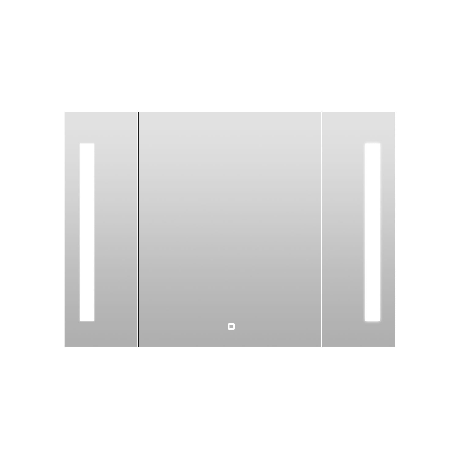 36" Surface Mount Bathroom Medicine Cabinet with Mirror and Shelves