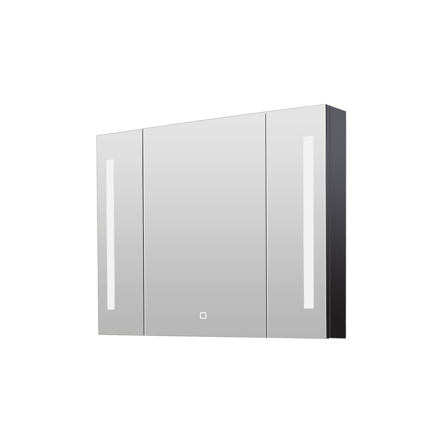 36" Surface Mount Bathroom Medicine Cabinet with Mirror and Shelves