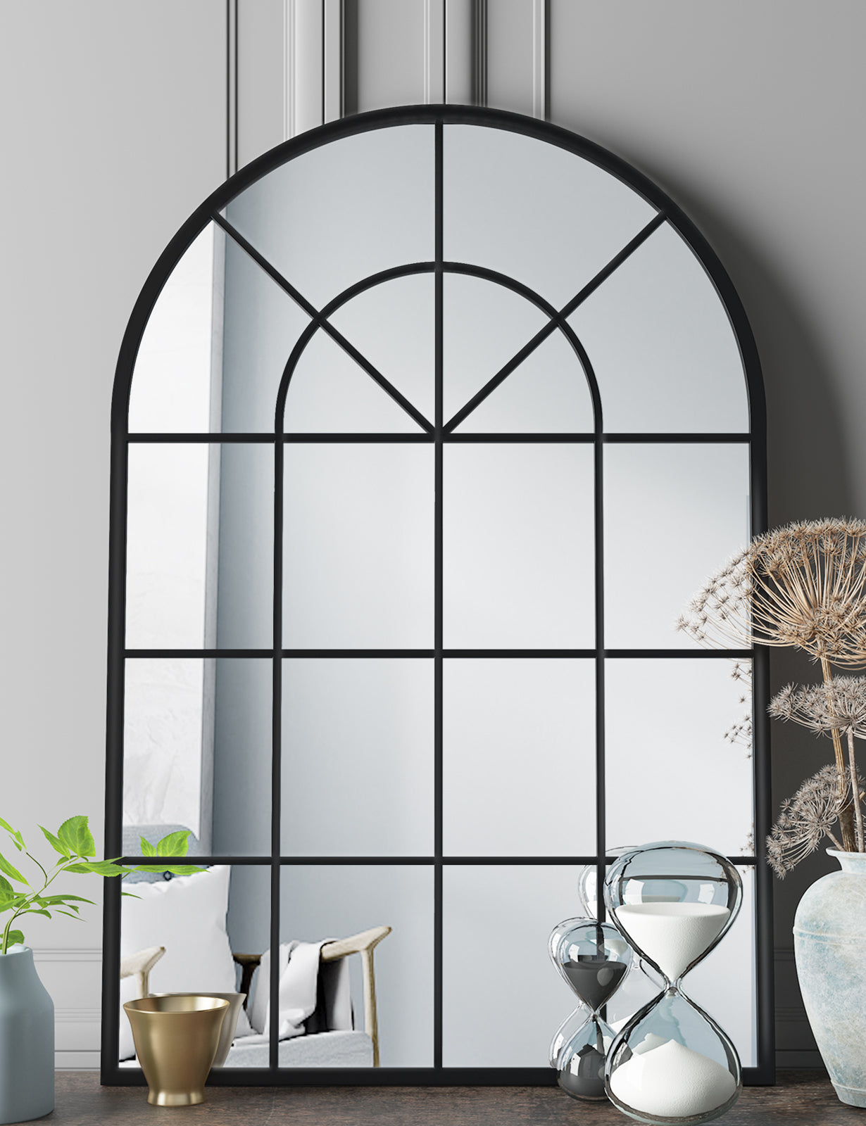 Rectangular Framed Wall Mounted Bathroom Vanity Mirror
