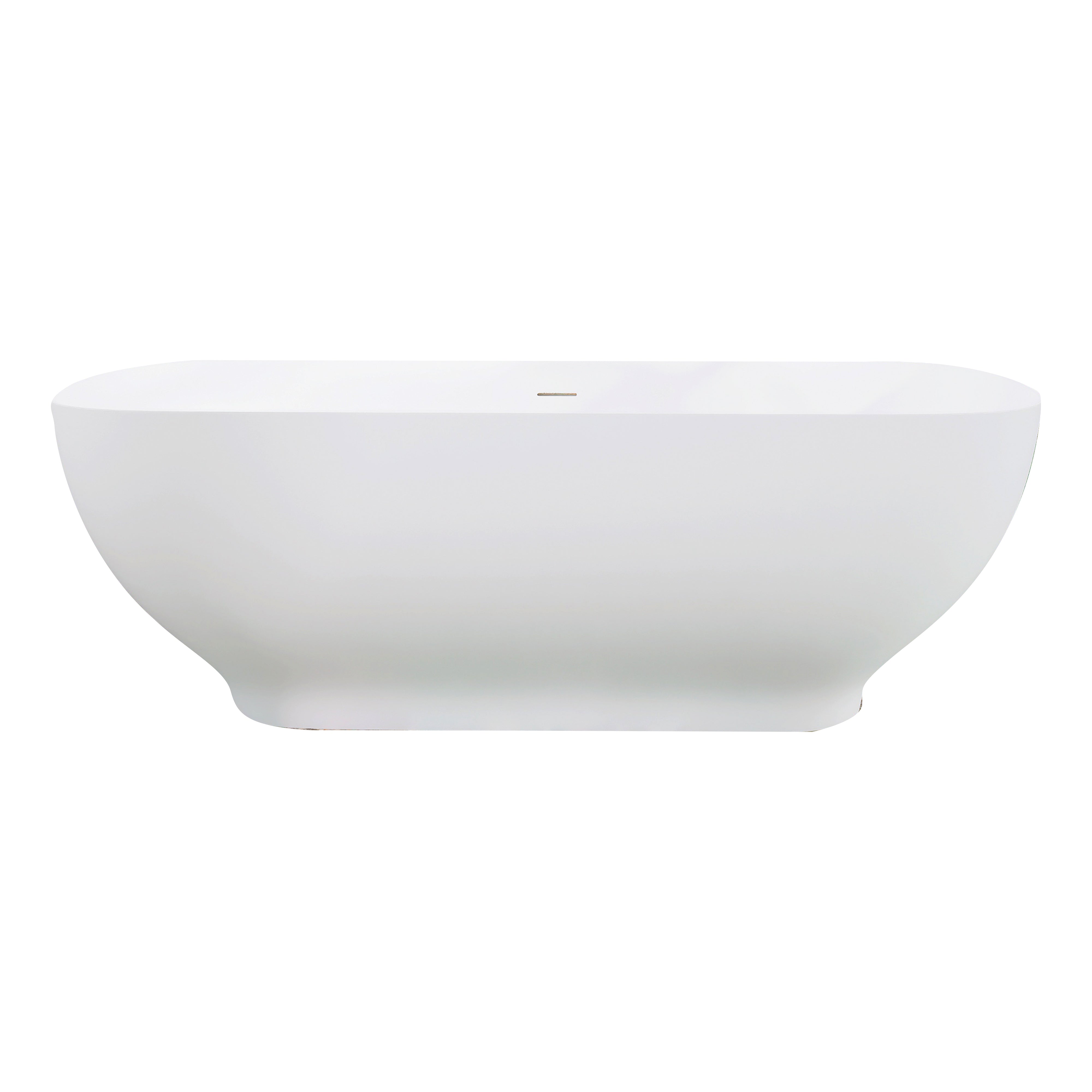 Solid Surface Freestanding Soaking Bathtub