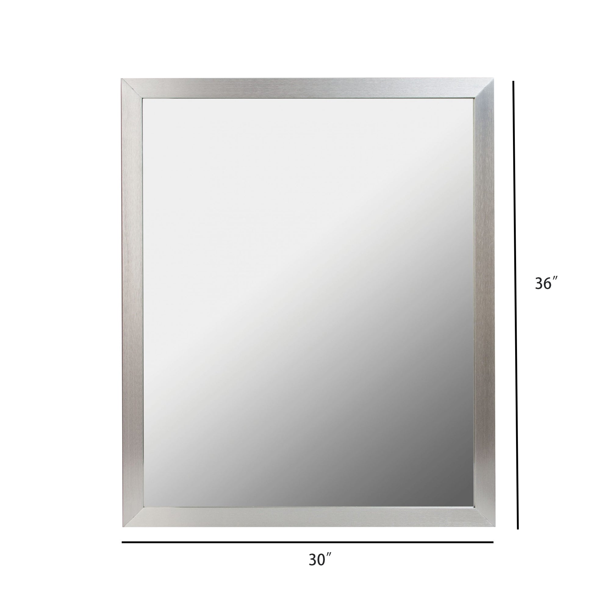 Rectangular Aluminum Framed Wall Mounted Bathroom Mirror(CRM05)