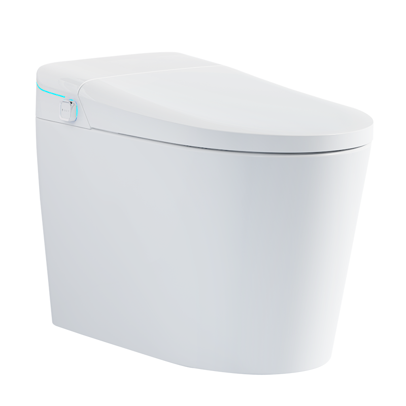 Smart Toilet with Auto Flush and Heated Seat and Remote Control Ceramic Elongated Toilet