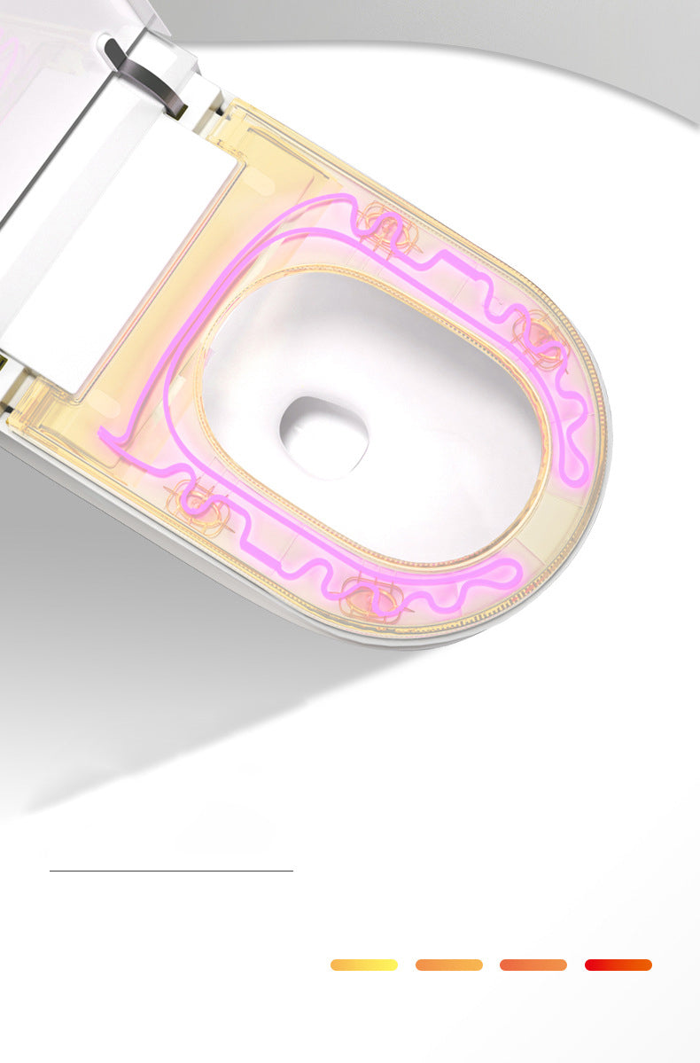 Smart Toilet with Auto Flush and Heated Seat and Remote Control Ceramic Elongated Toilet