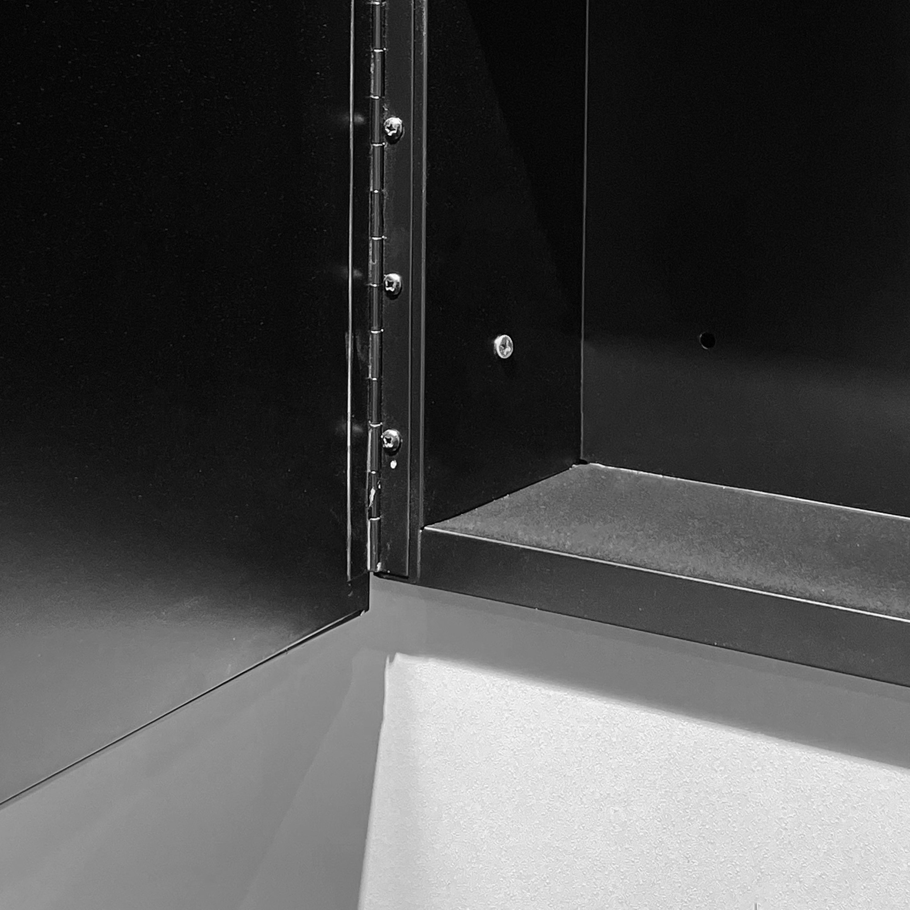 30 in. W x 26 in. H Black Framed Wall Mounted or Recessed Bathroom Medicine Cabinet with Mirror