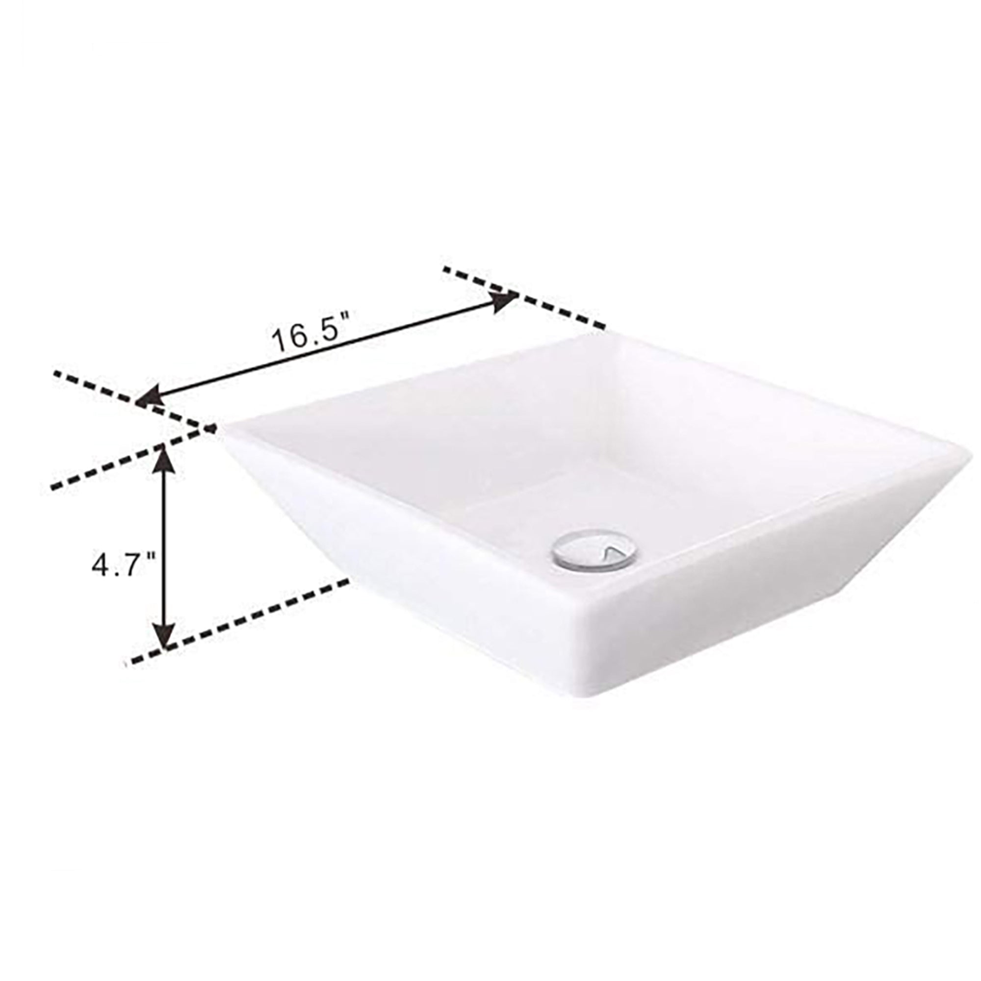 30 Inch MDF Freestanding Bathroom Vanity Set in Gray with Wood Top and Ceramic Sink and Faucet
