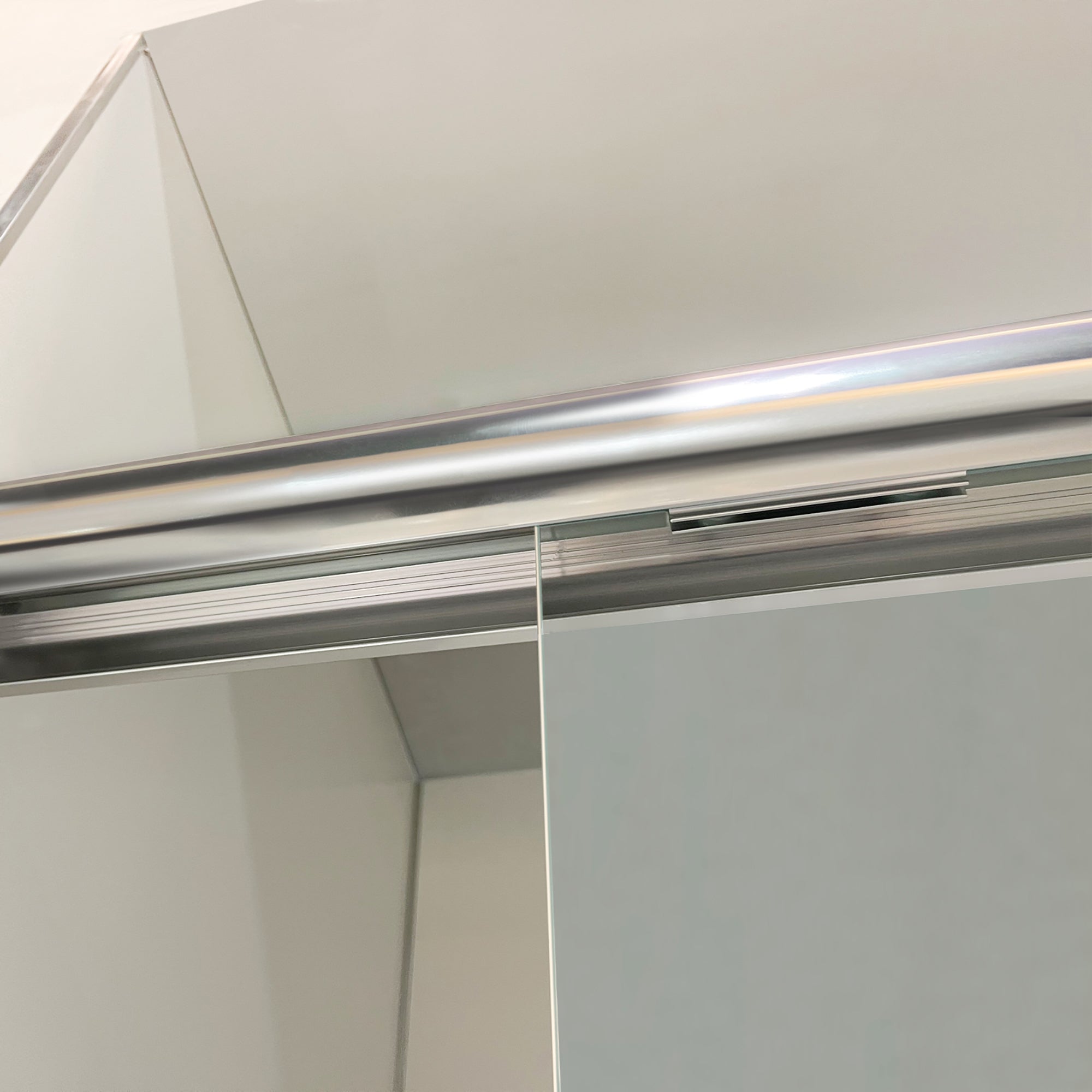 34 in. W X 72 in. H Semi-Frameless Pivot Shower Door in Matte Black with Clear Glass