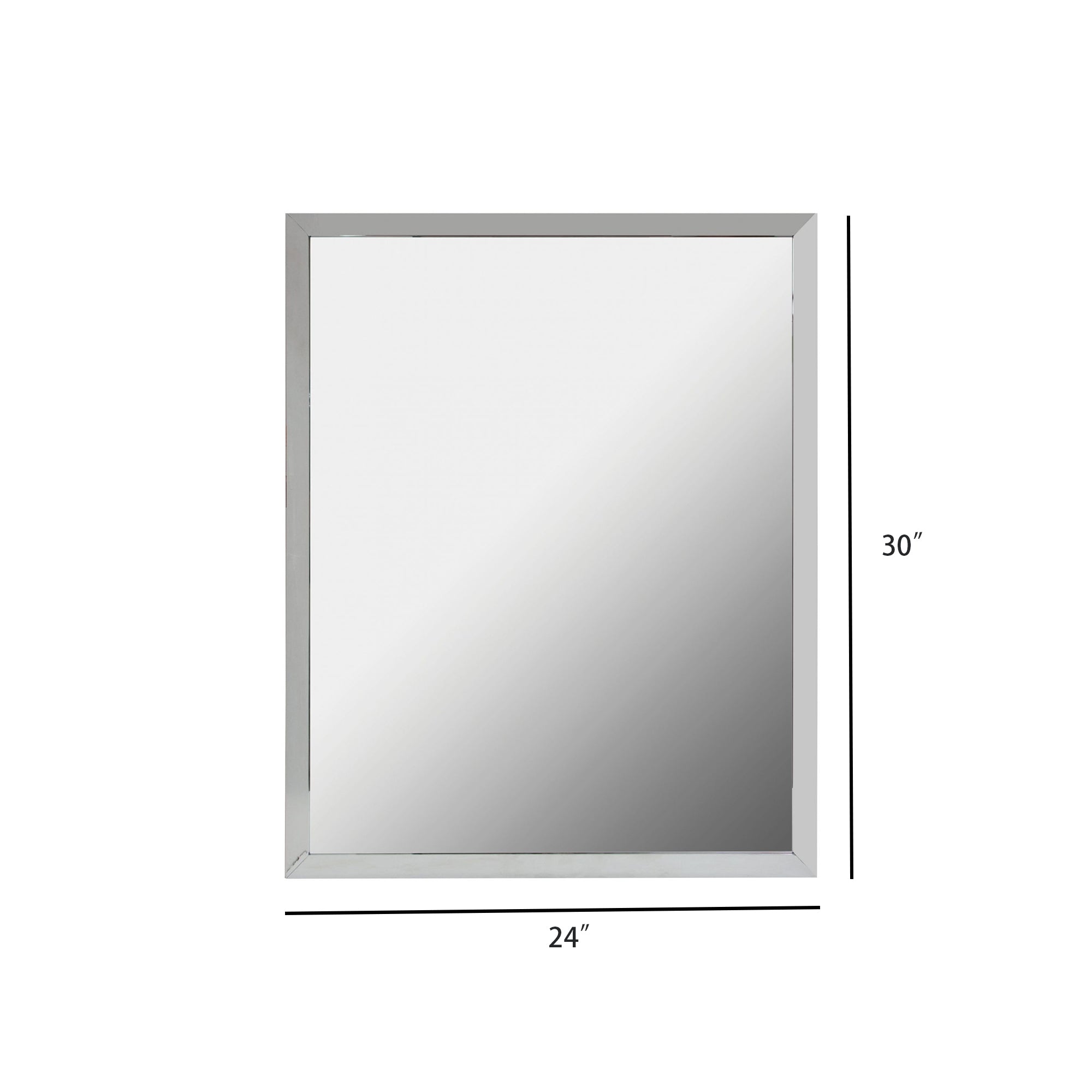 Rectangular Aluminum Framed Wall Mounted Bathroom Mirror(CRM05)