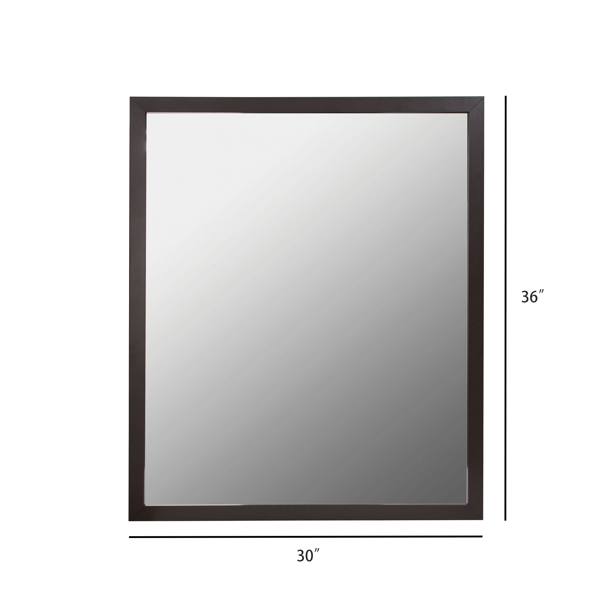 Rectangular Aluminum Framed Wall Mounted Bathroom Mirror(CRM05)