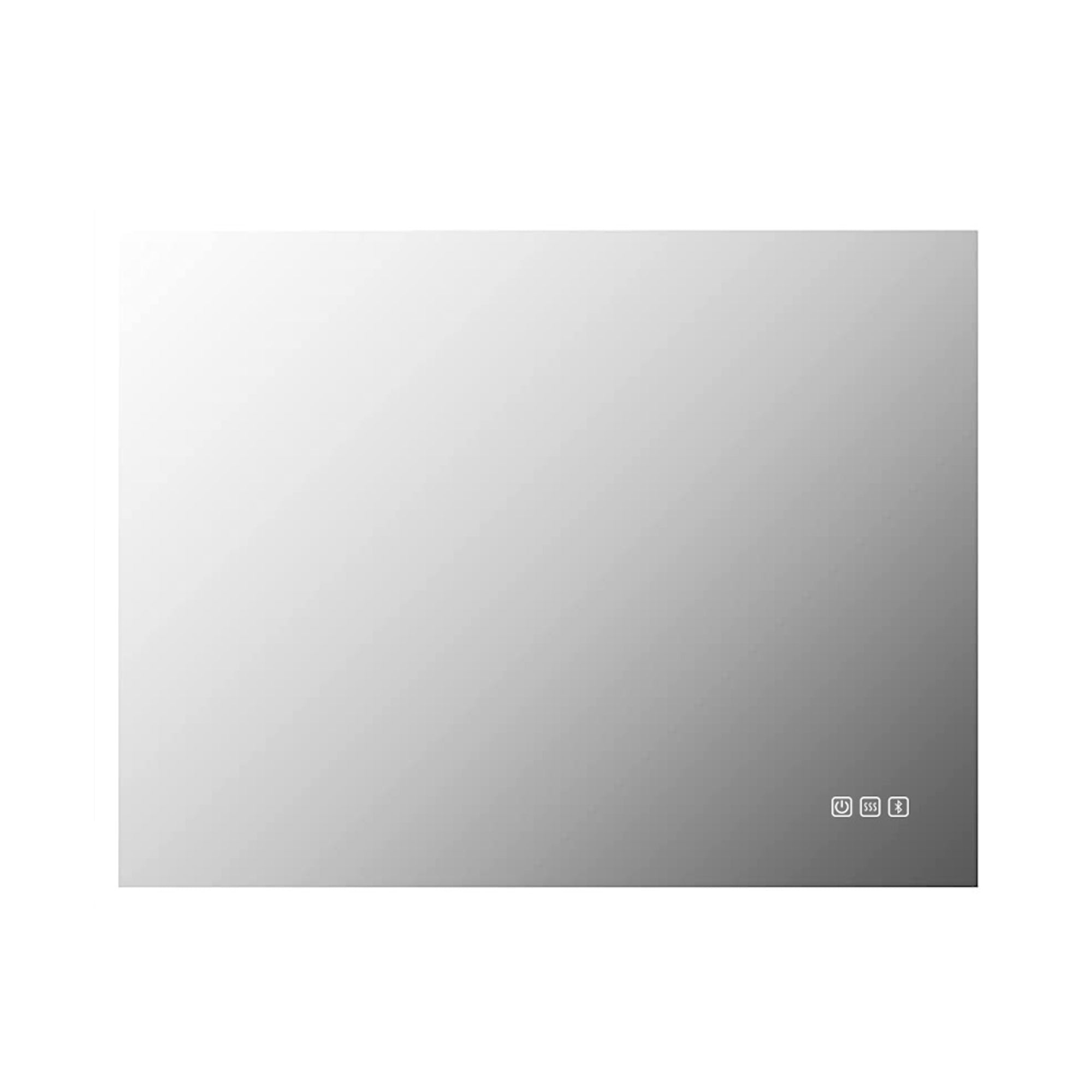 Round Frameless Anti-Fog Multi-functional Wall-Mount LED Bathroom Vanity Mirror