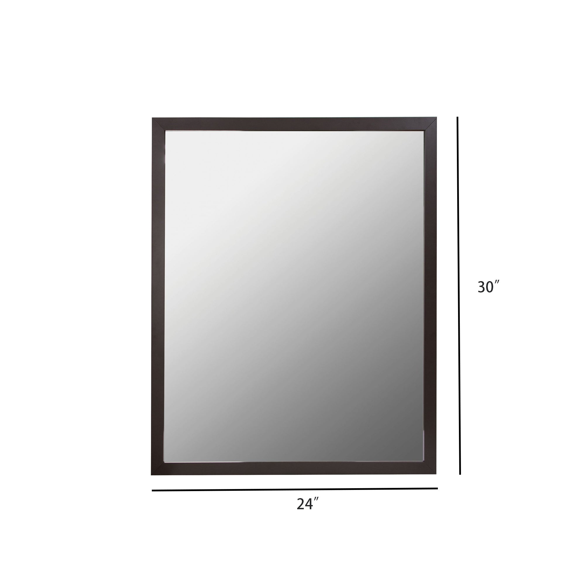 Rectangular Aluminum Framed Wall Mounted Bathroom Mirror(CRM05)