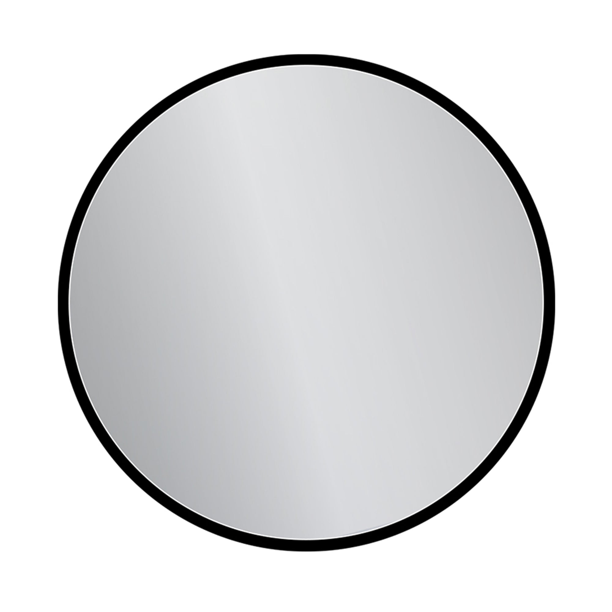 2424 Round Surface Mount Medicine Cabinet with Mirror and Shelves