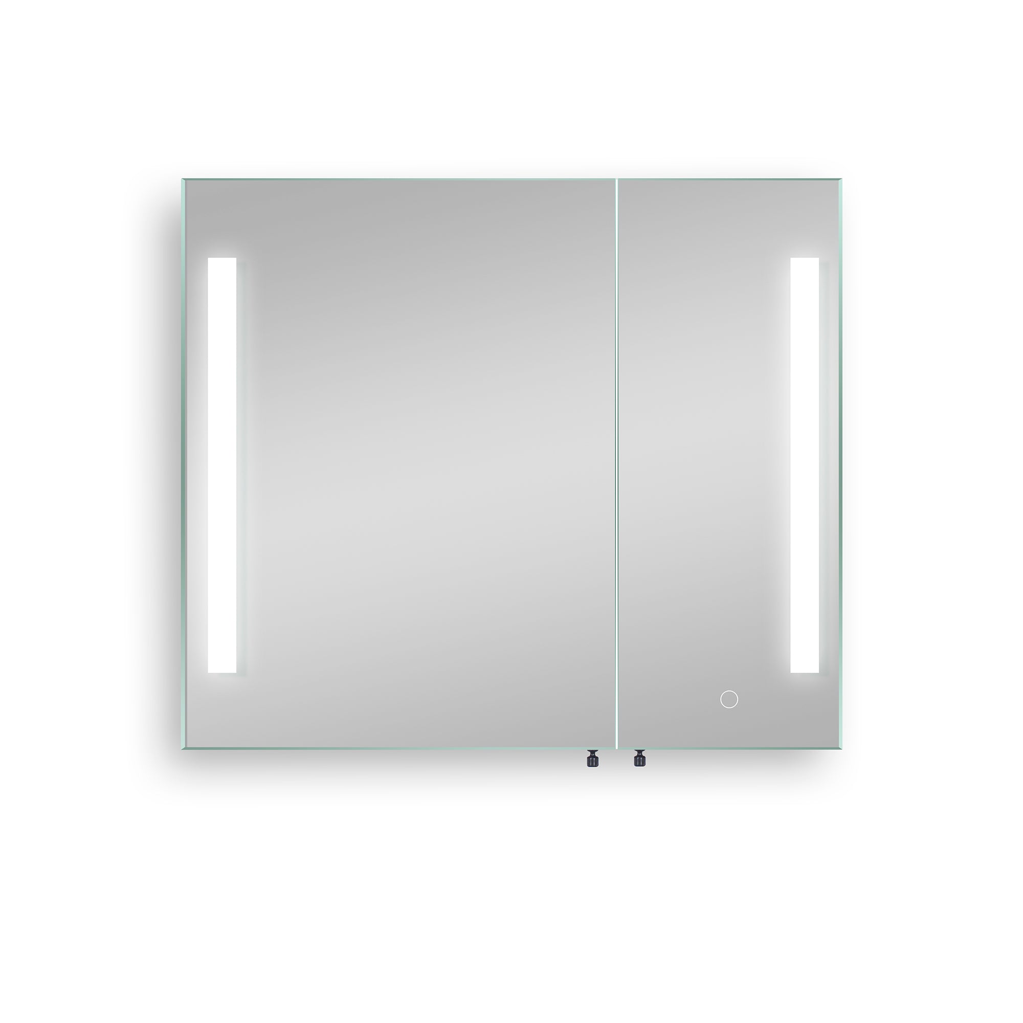 3026 Rectangular Frameless Surface Mount Medicine Cabinet with Shelves and LED Lights