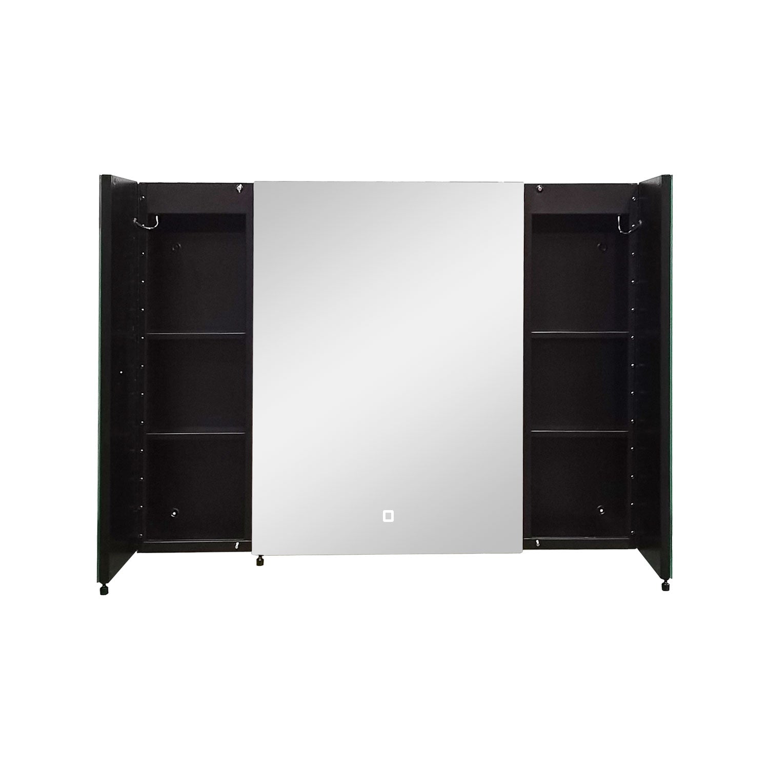 3626 Rectangular Frameless Surface Mount Medicine Cabinet with Shelves and LED Lights