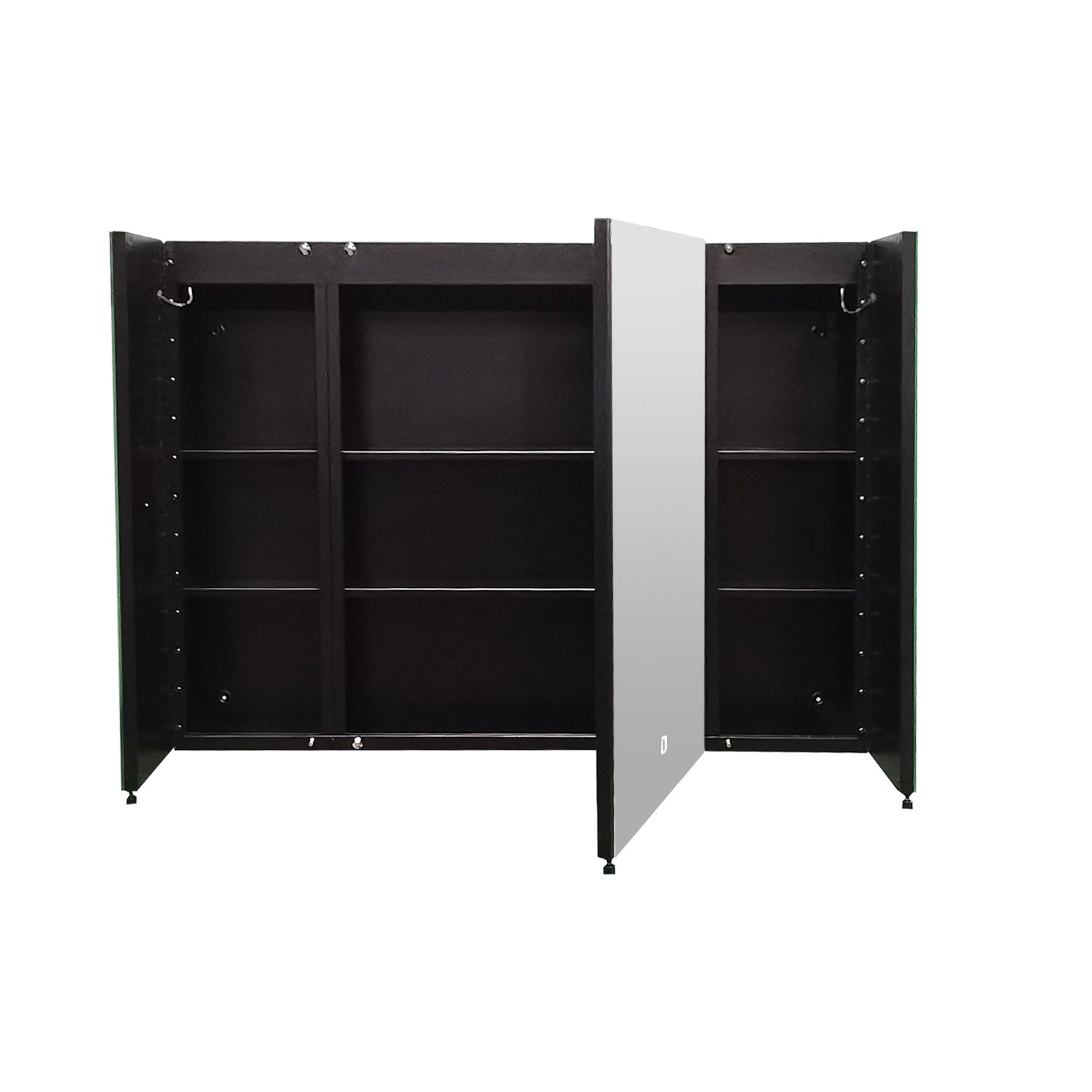 3626 Rectangular Frameless Surface Mount Medicine Cabinet with Shelves and LED Lights