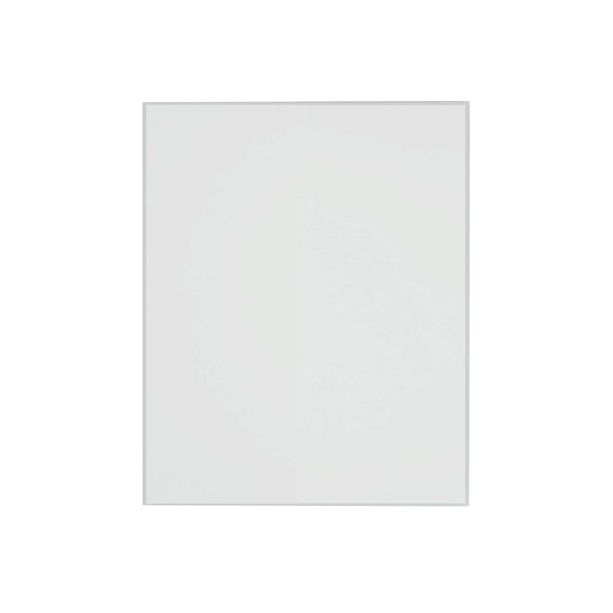 2026BRectangular Aluminum Recessed Mount/Surface Mount Medicine Cabinet with Mirror and Adjustable shelves