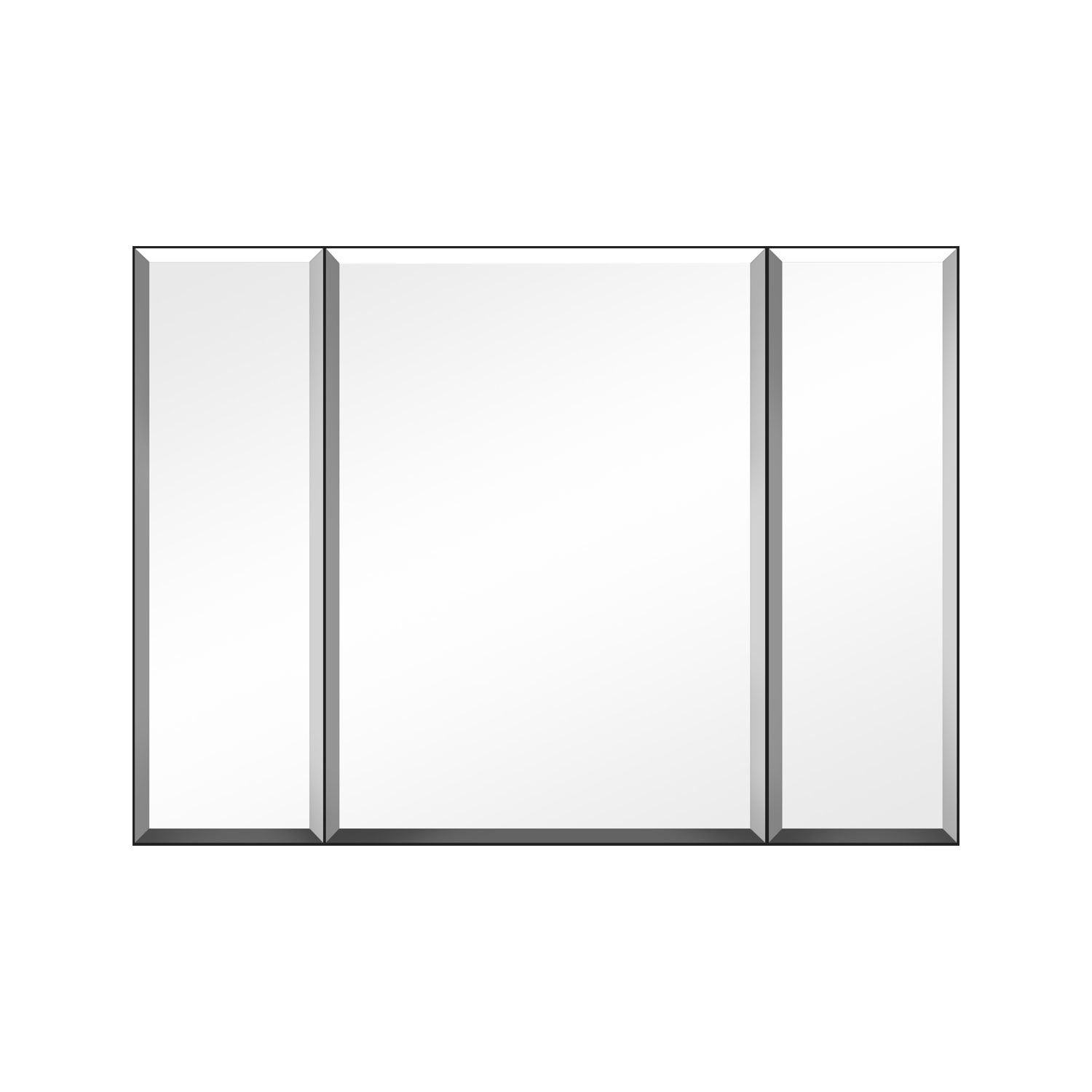 36''x26''Rectangular Aluminum Recessed Mount /Surface Mount Medicine Cabinet with Mirror