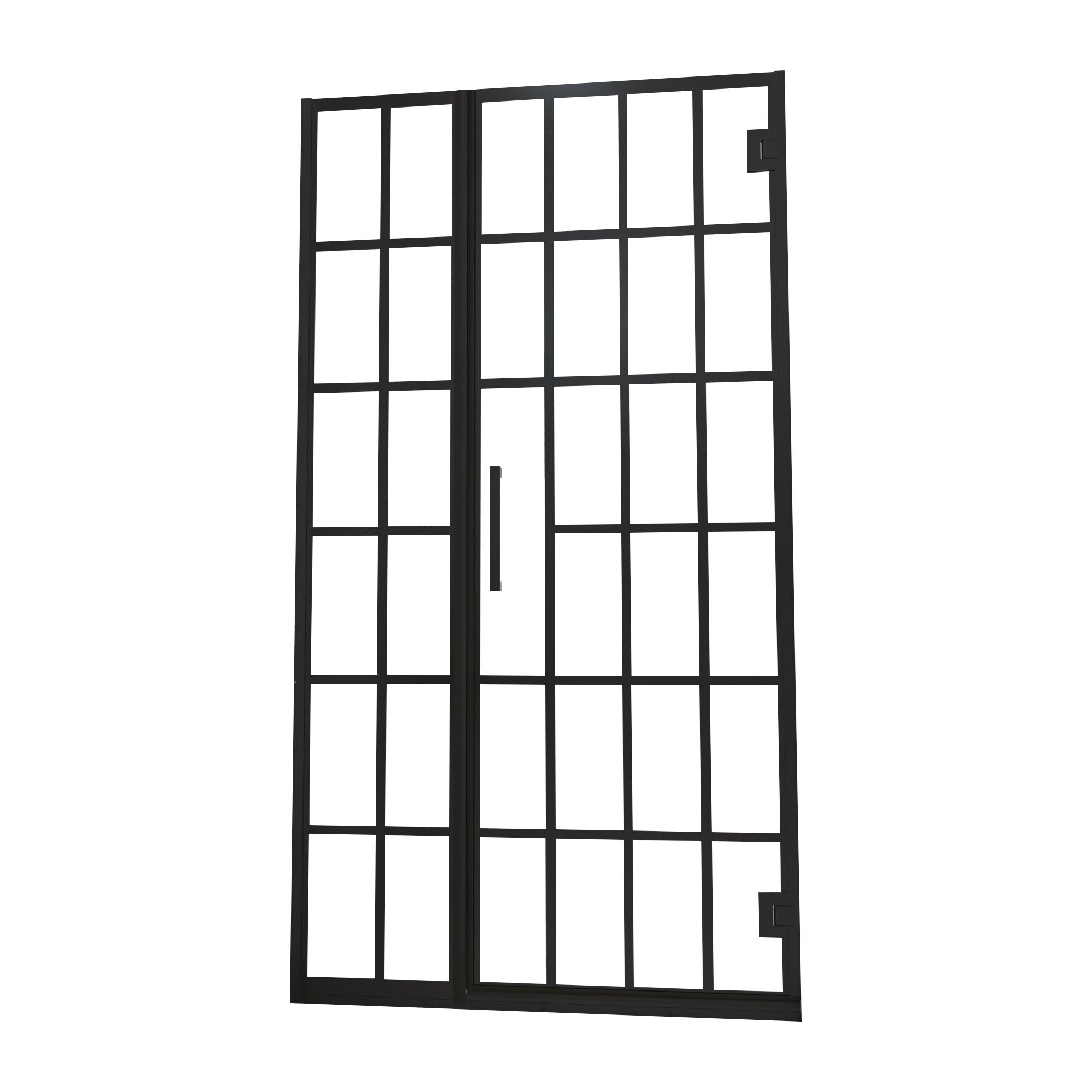 48 in. W x 72 in. H Semi-Frameless Shower Door Single Sliding
