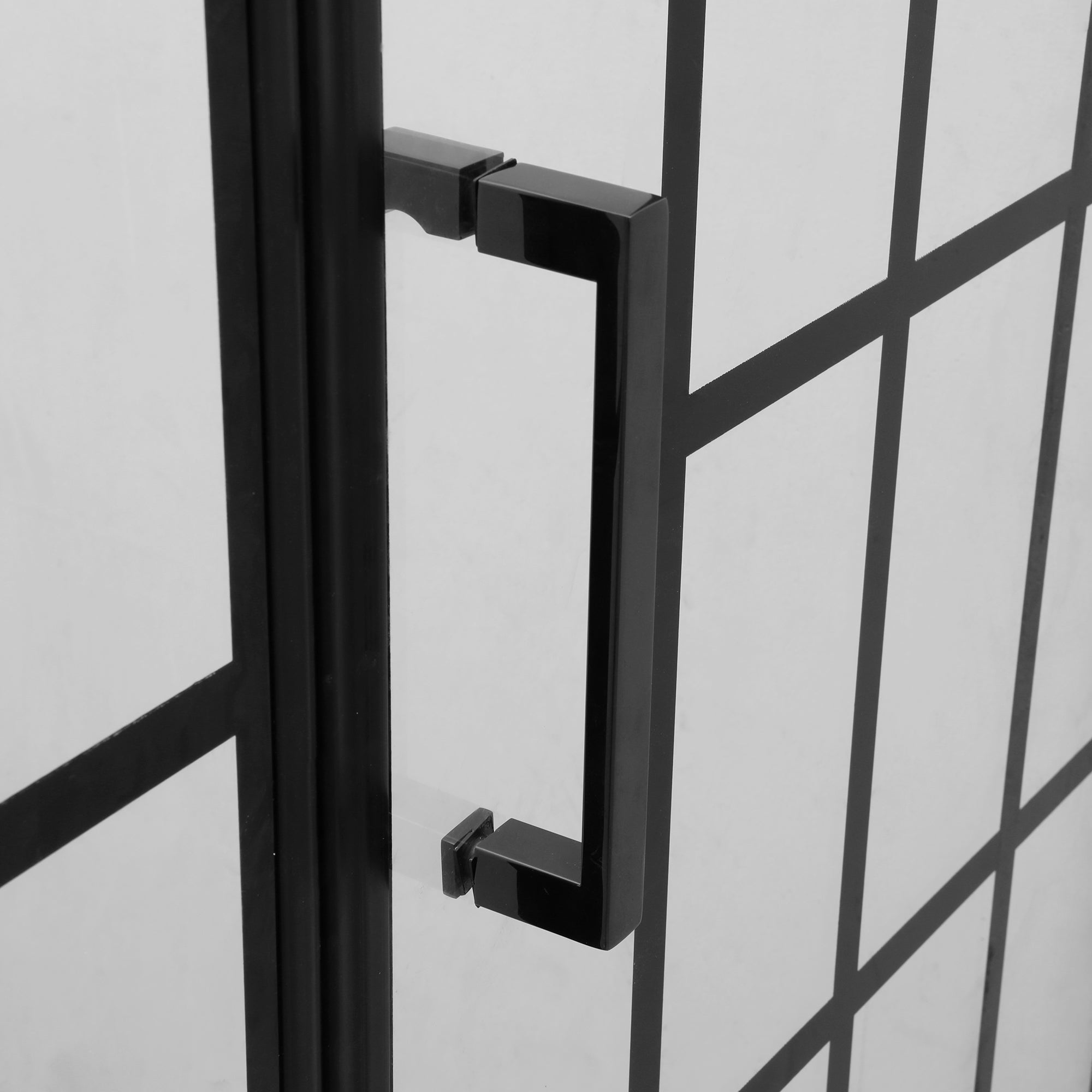 48 in. W x 72 in. H Semi-Frameless Shower Door Single Sliding