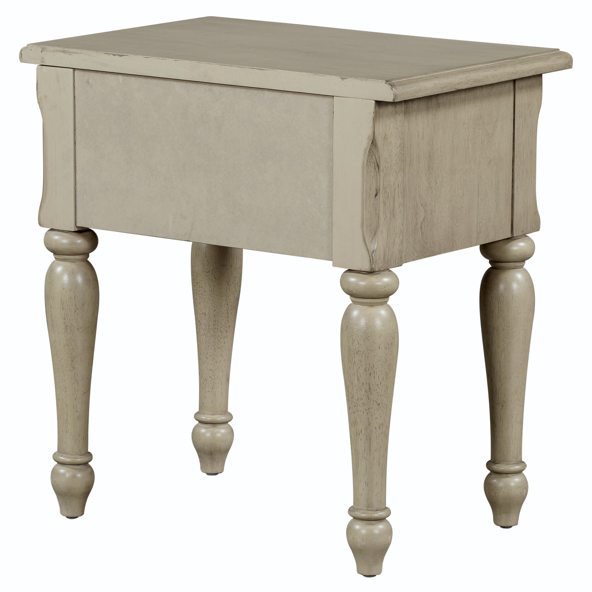 Solid Wood One-Drawer Nightstand for Nursery