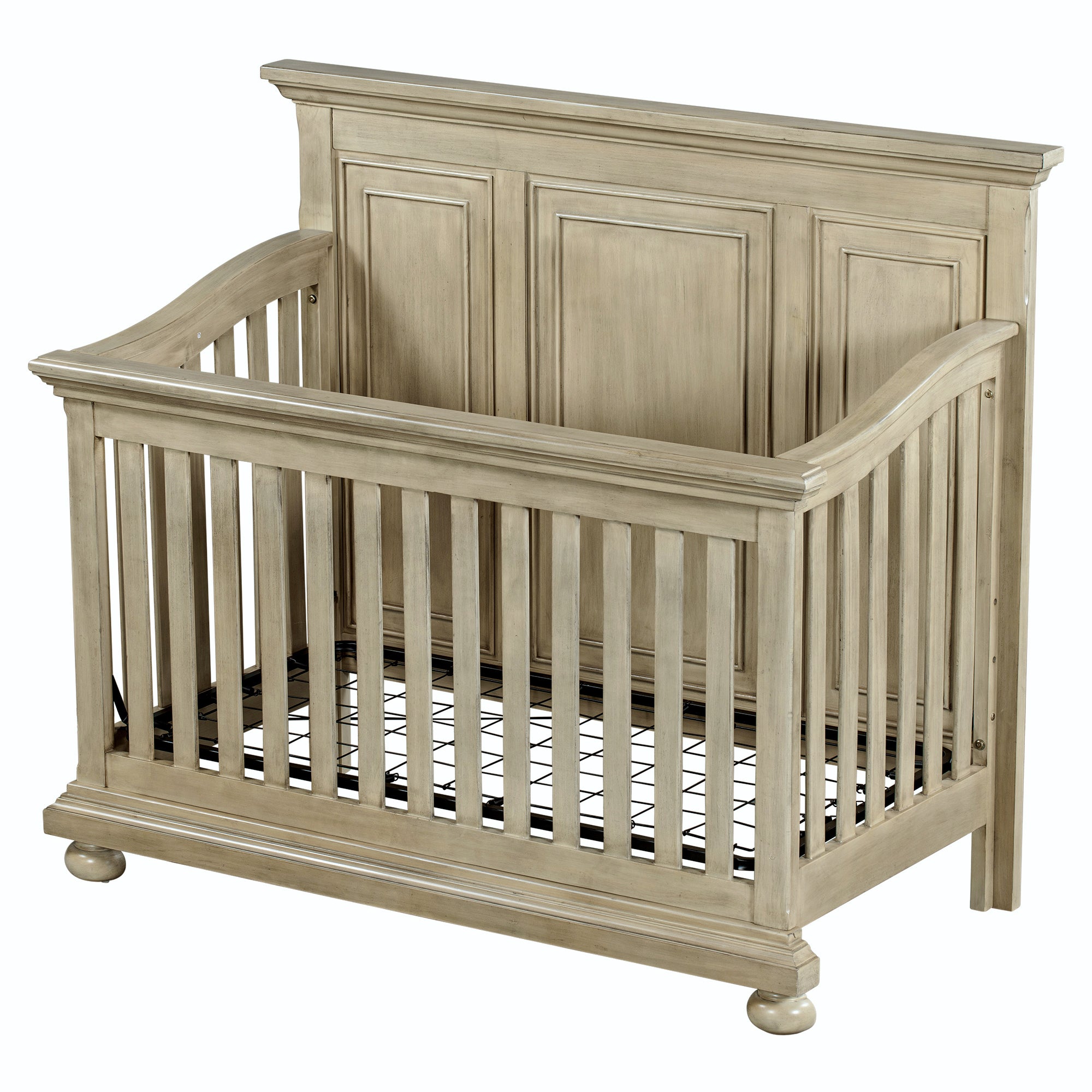 Traditional Farmhouse Style 4-in-1 Full Size Convertible Crib - Converts to Toddler Bed and Daybed and Full-Size Bed