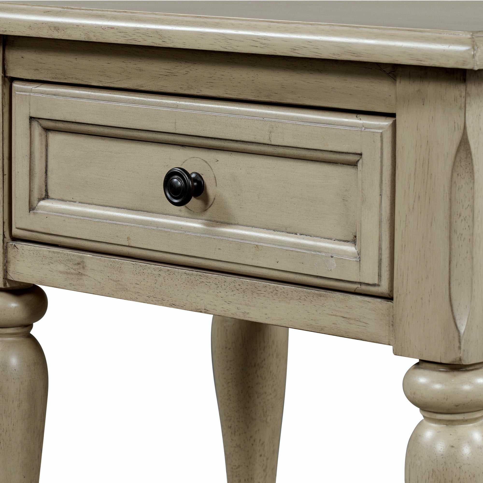 Solid Wood One-Drawer Nightstand for Nursery
