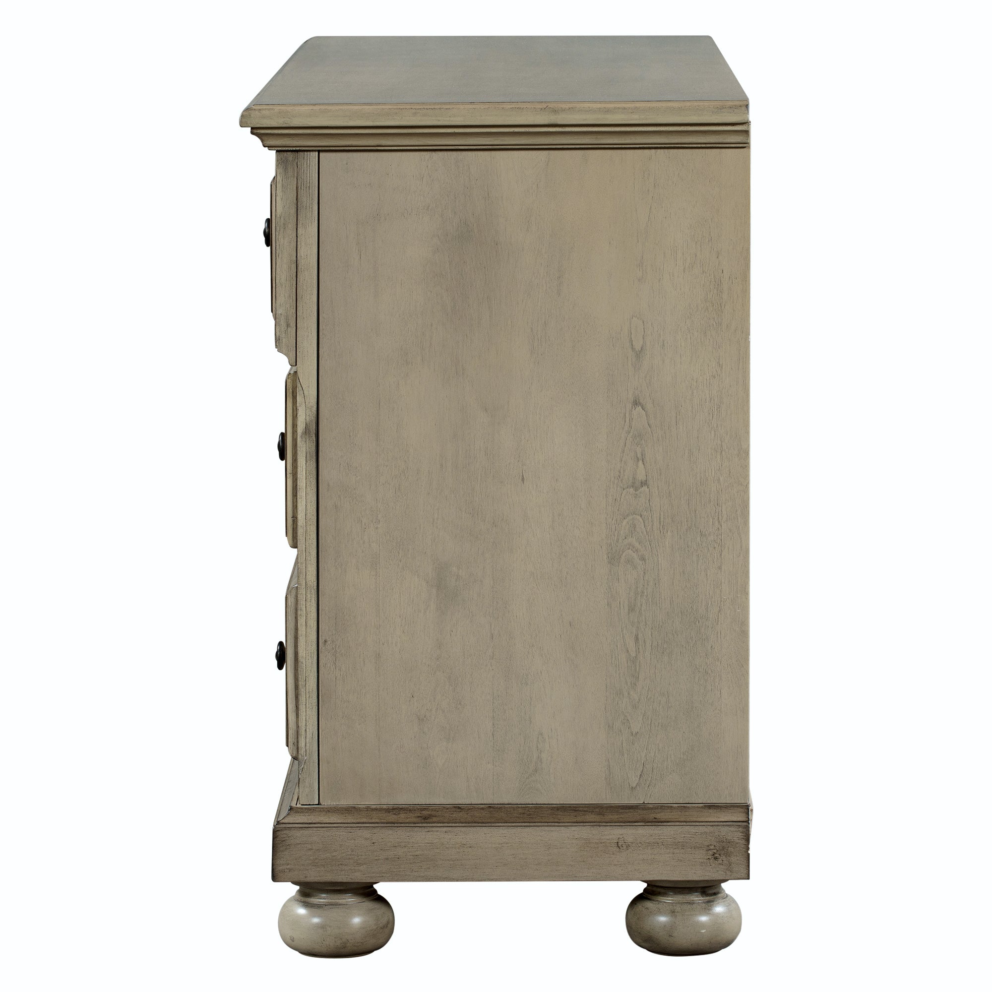 Solid Wood Seven-Drawer Dresser with Changing Topper for Nursery