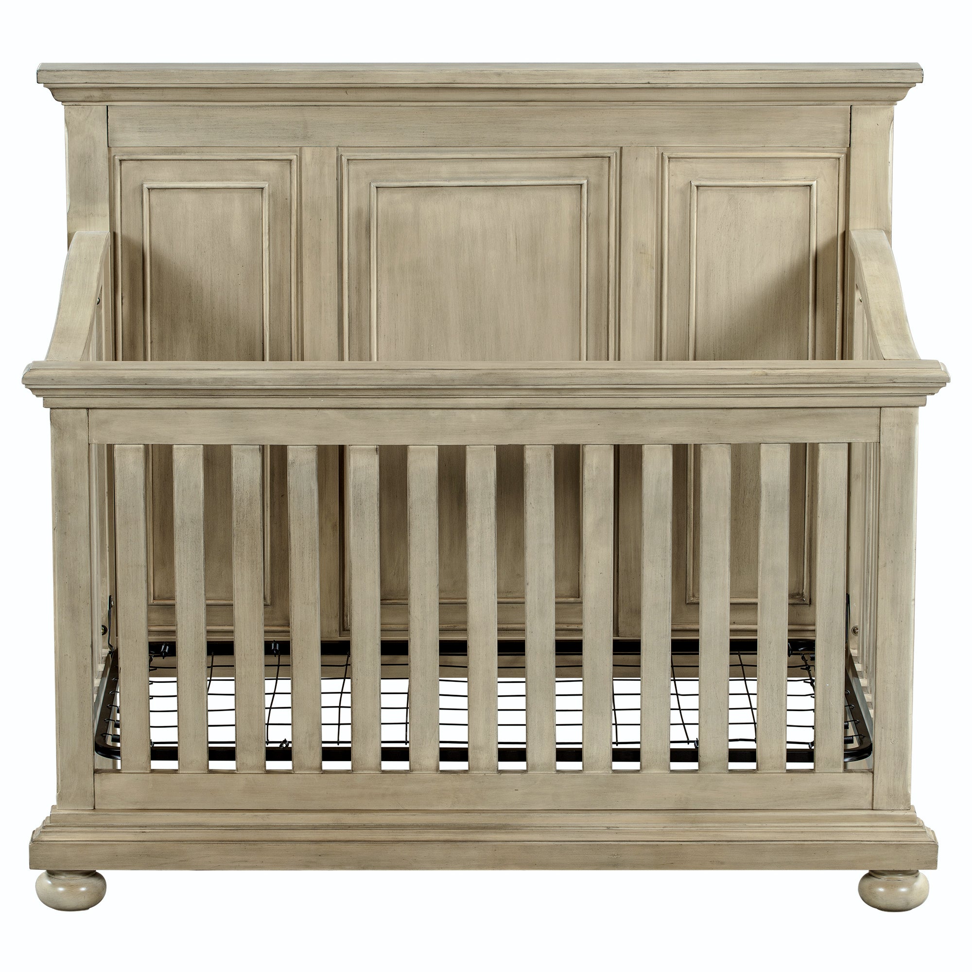 Traditional Farmhouse Style 4-in-1 Full Size Convertible Crib - Converts to Toddler Bed and Daybed and Full-Size Bed