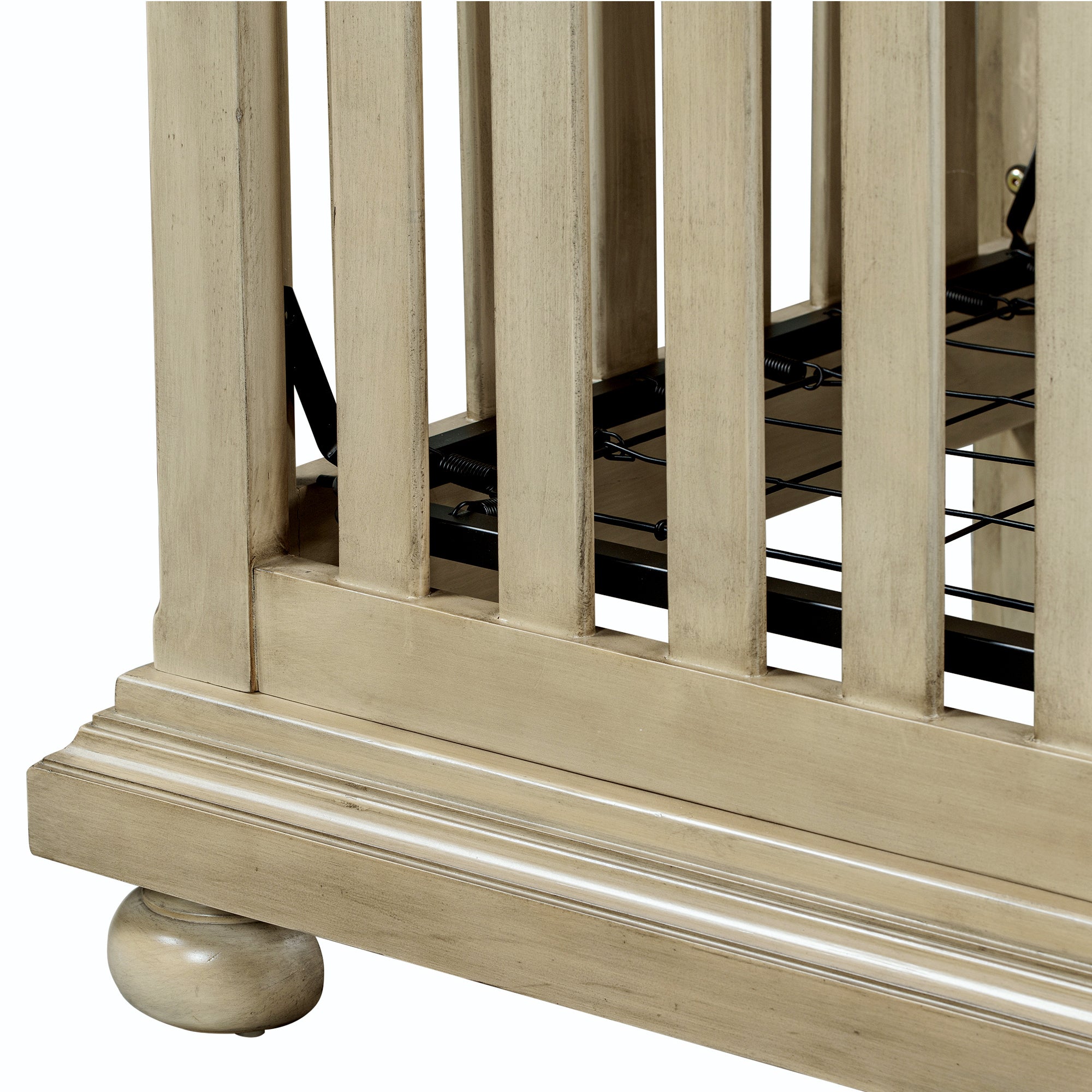 Traditional Farmhouse Style 4-in-1 Full Size Convertible Crib - Converts to Toddler Bed and Daybed and Full-Size Bed