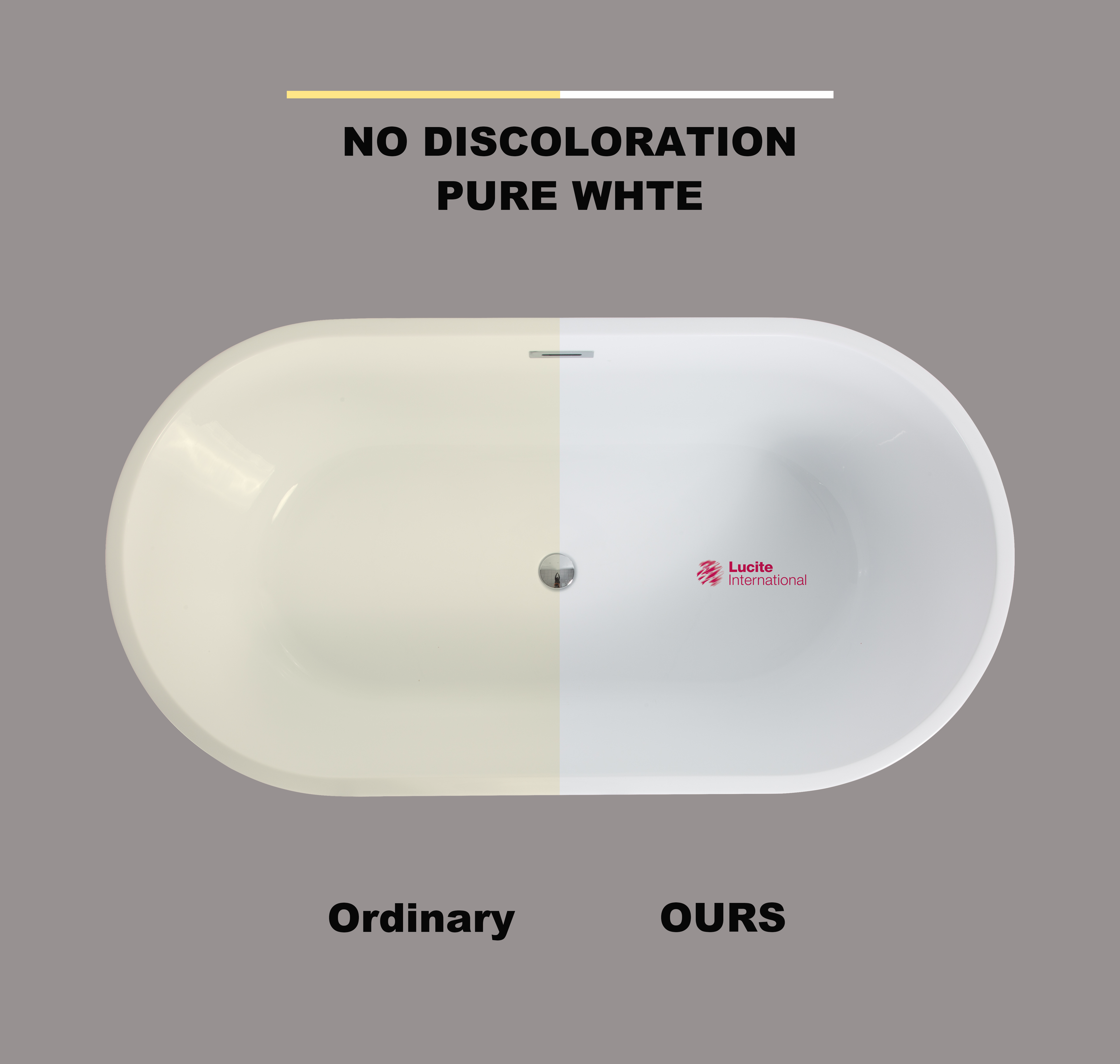 55"/59"/63"/67" Acrylic Freestanding Soaking Bathtub with Drain