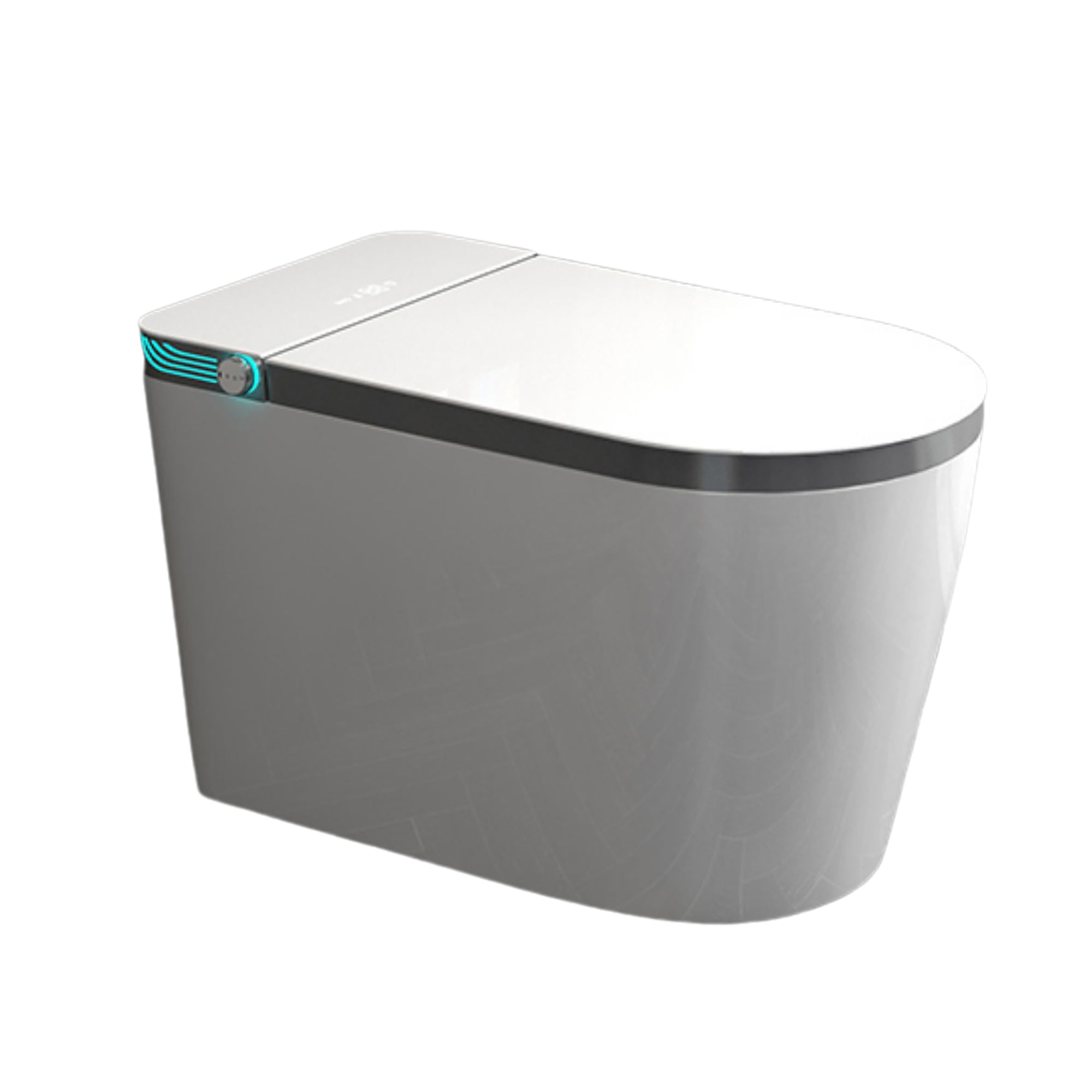 Smart Toilet with Auto Flush and Heated Seat and Remote Control Ceramic Elongated Toilet