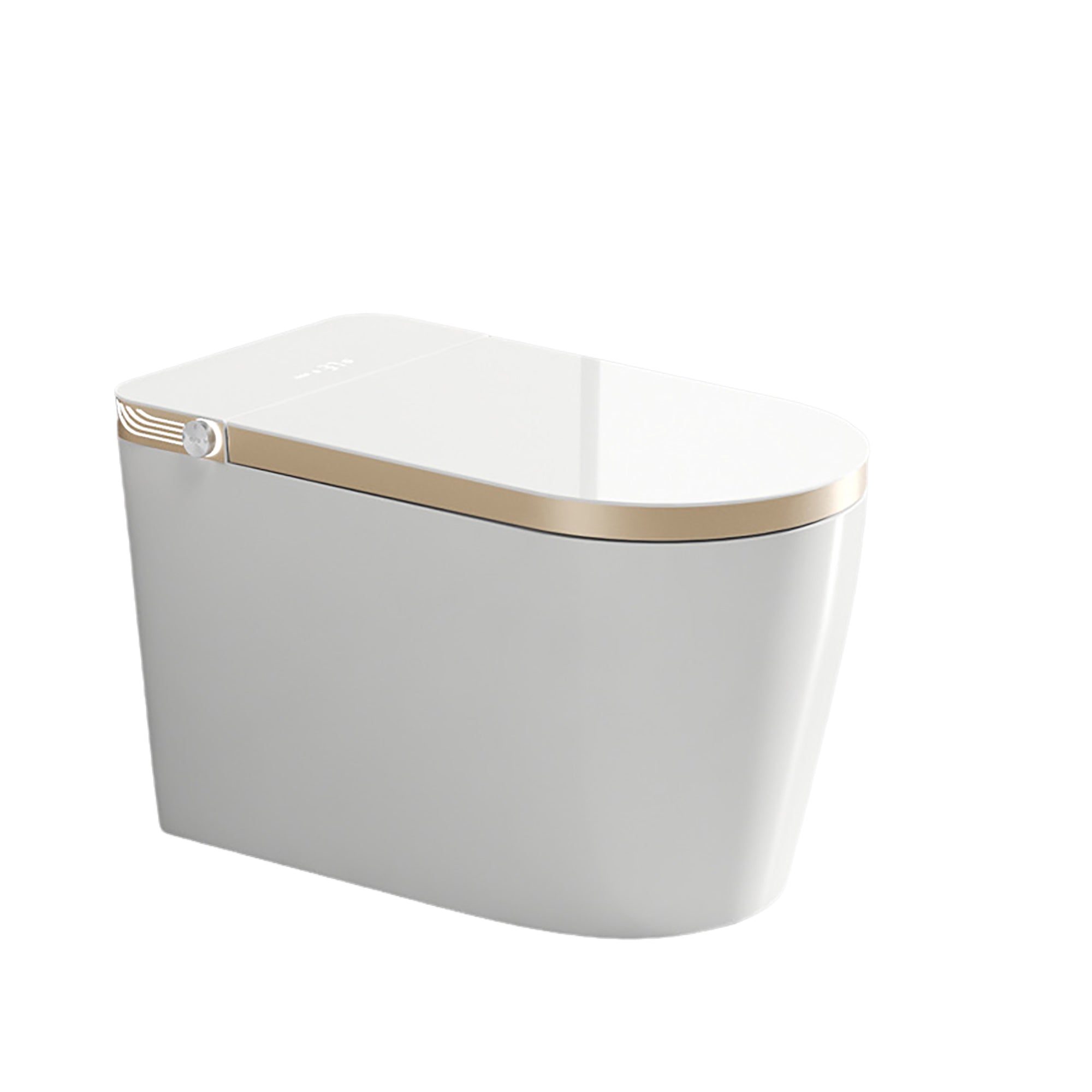 Smart Toilet with Auto Flush and Heated Seat and Remote Control Ceramic Elongated Toilet