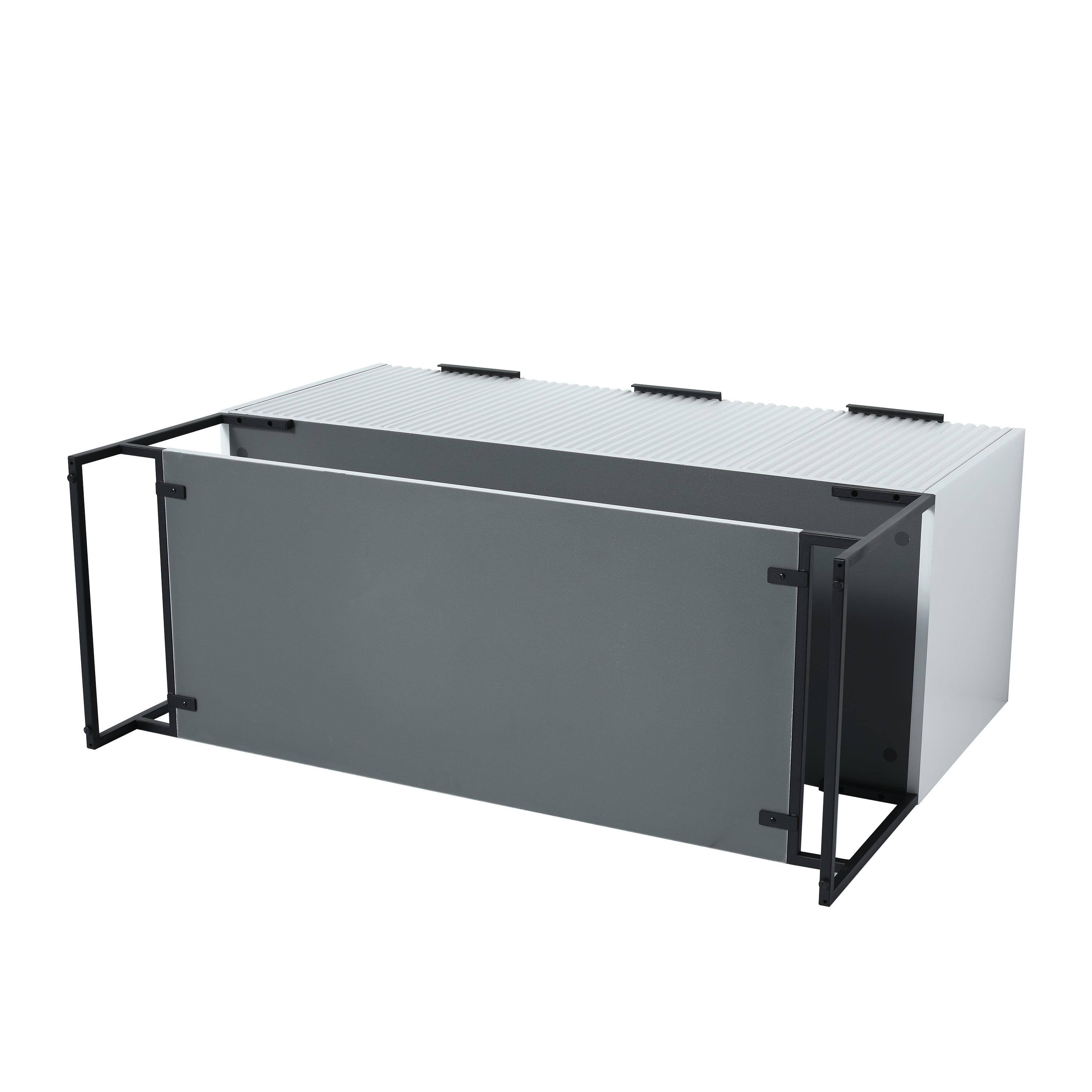 48 inch Plywood Freestanding Bathroom Vanity  with Integrated Resin Sink with Drain