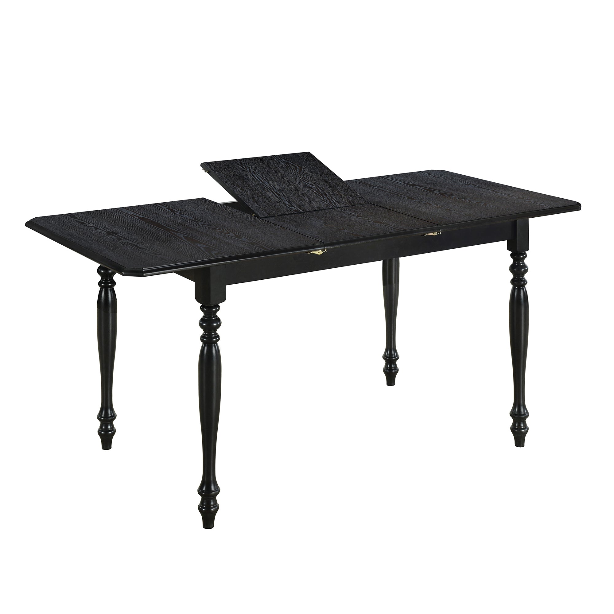 5-Piece Solid Wood Dining Table Set with Table and Four Chairs