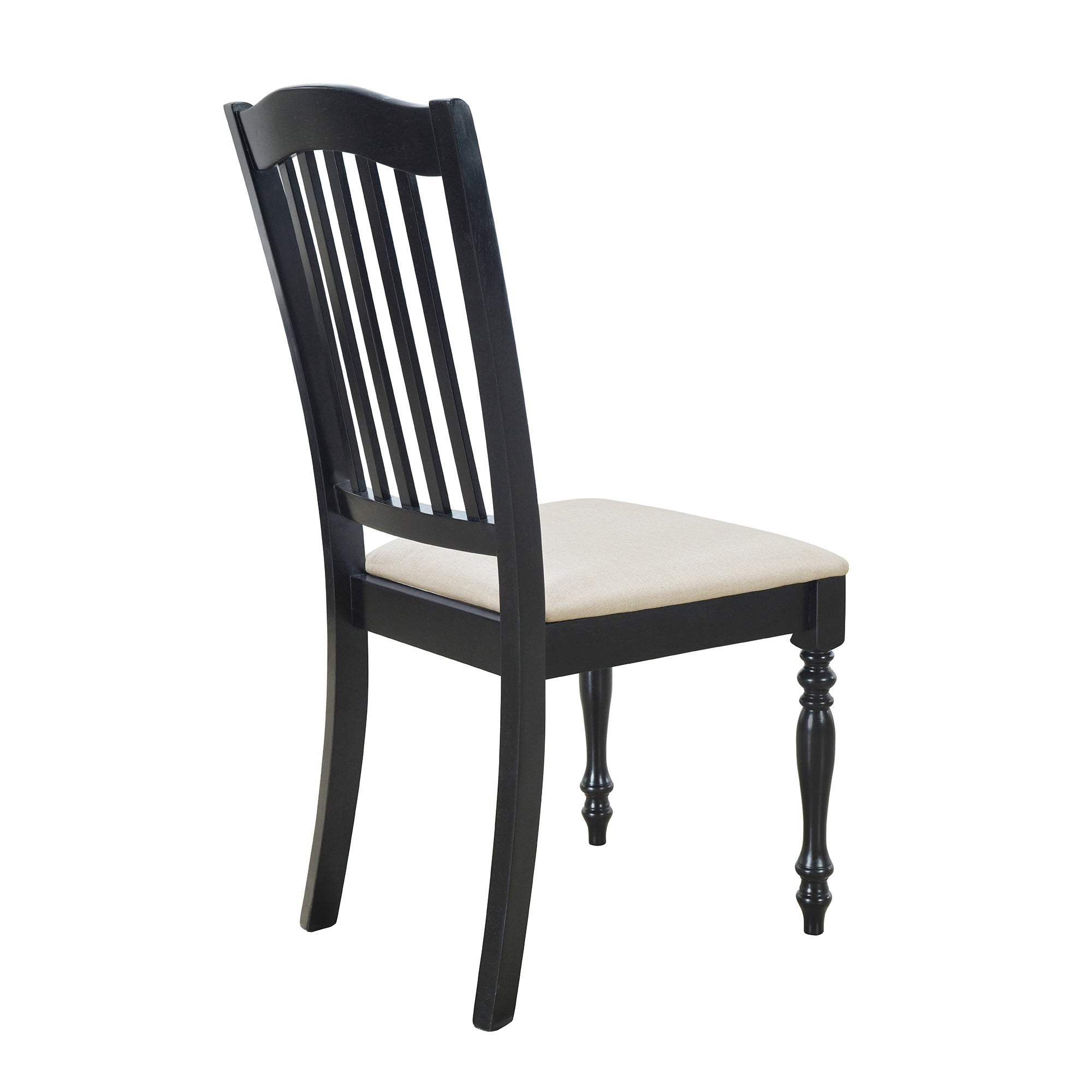 5-Piece Solid Wood Dining Table Set with Table and Four Chairs