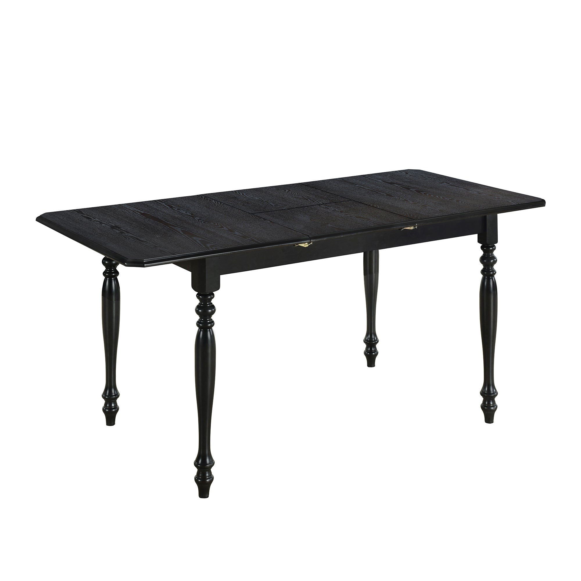 5-Piece Solid Wood Dining Table Set with Table and Four Chairs