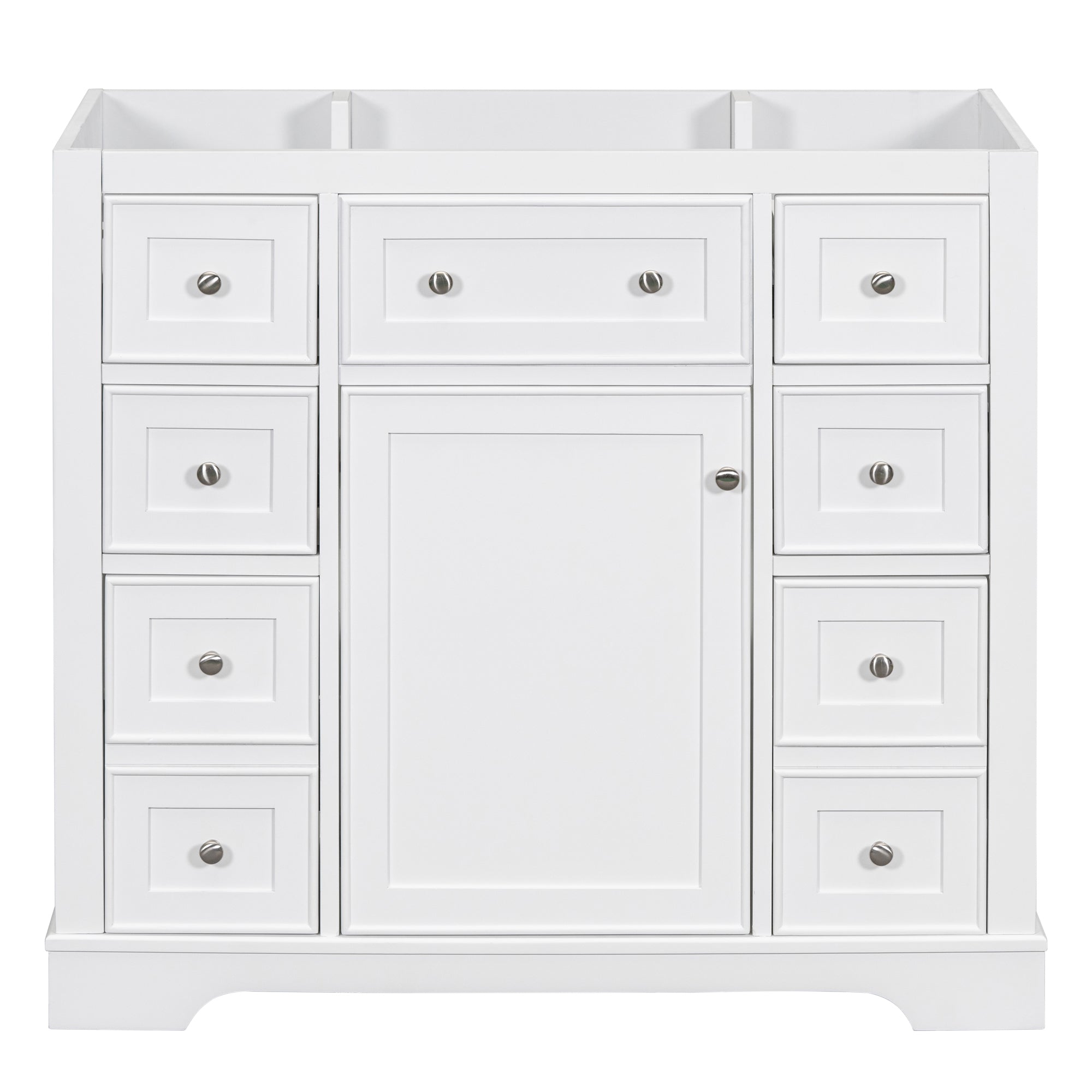 36 in. The Freestanding Bath Vanity Cabinet without Top in Whiite