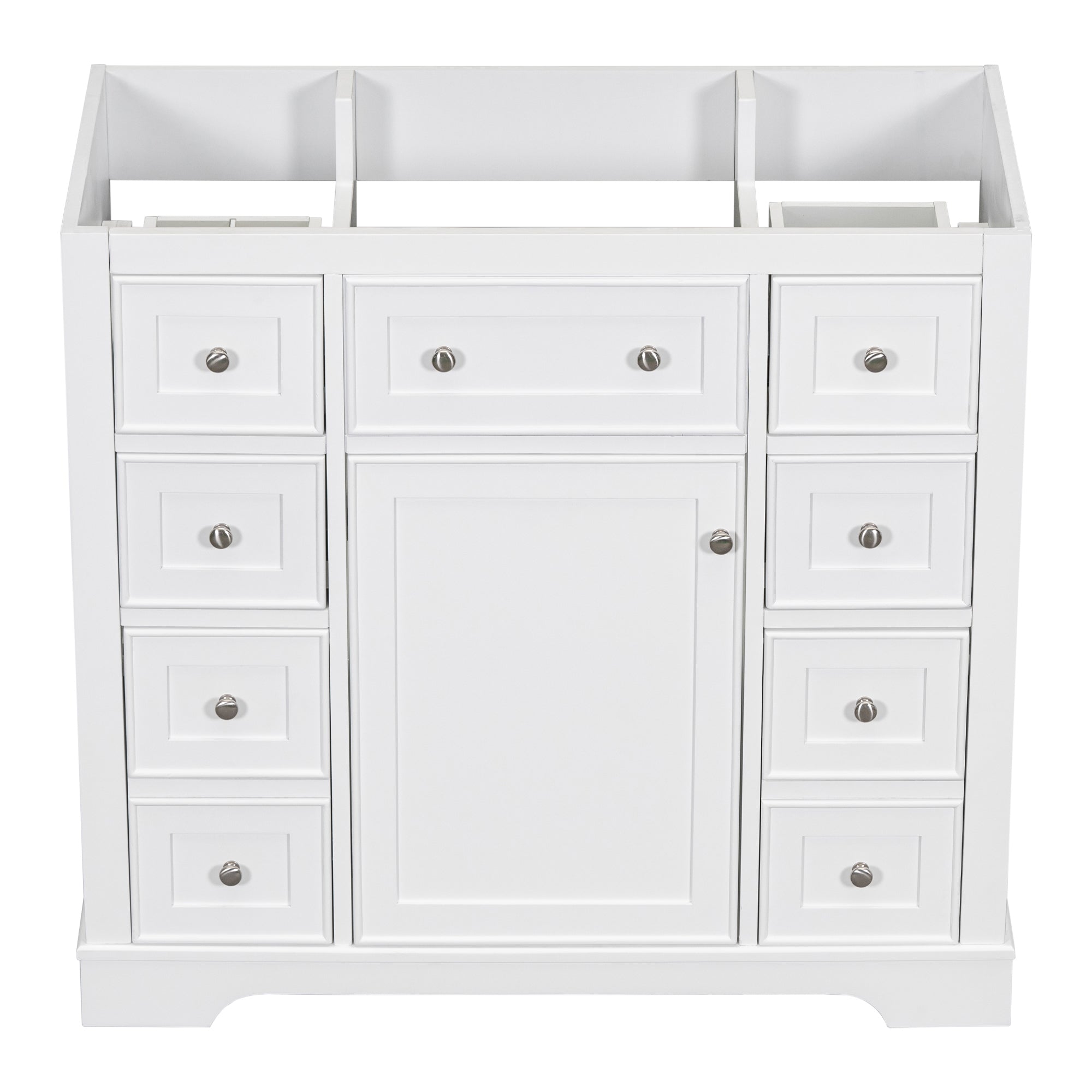 36 in. The Freestanding Bath Vanity Cabinet without Top in Whiite