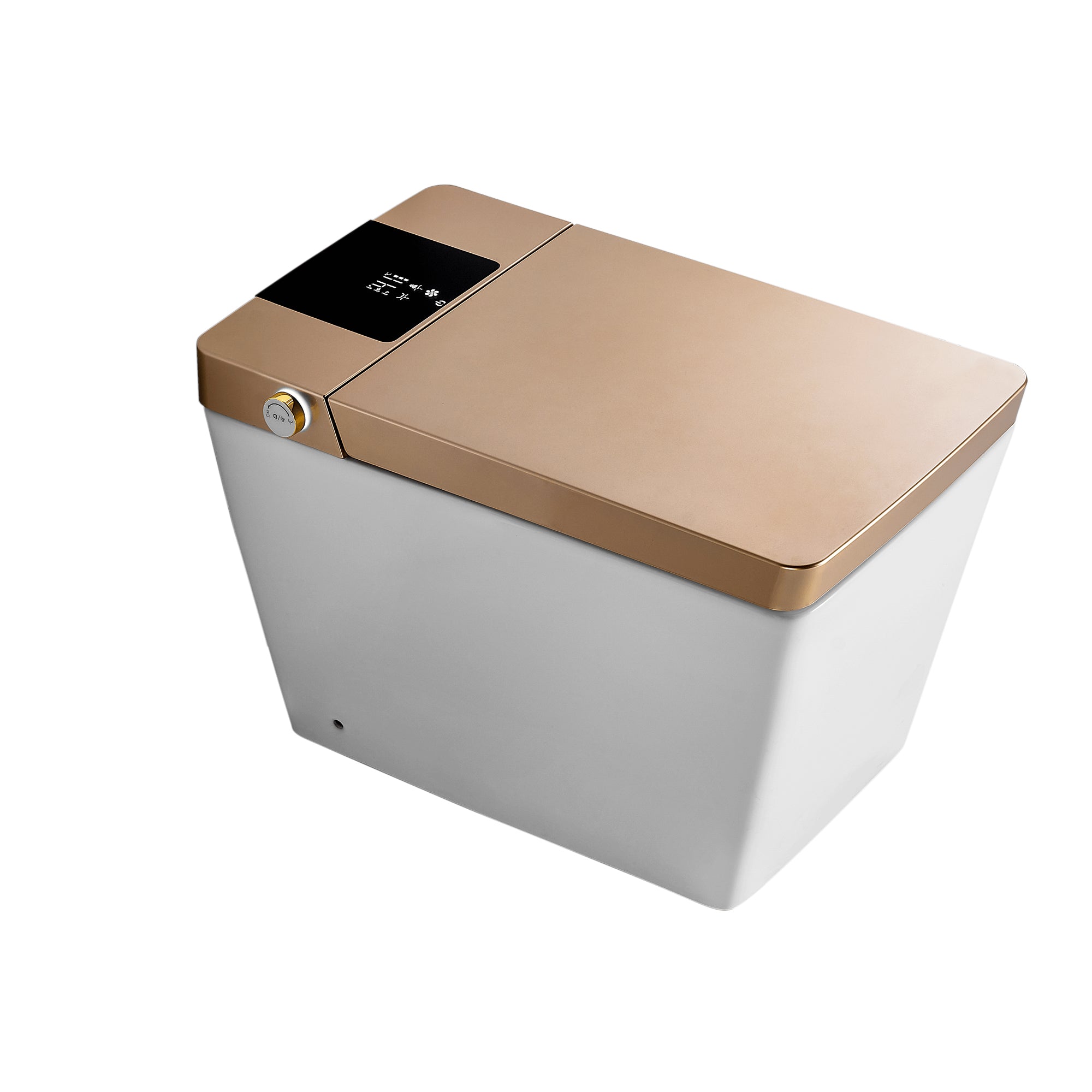 Siphon jet Ceramic Smart Toilet with Auto Flush and Heated Seat