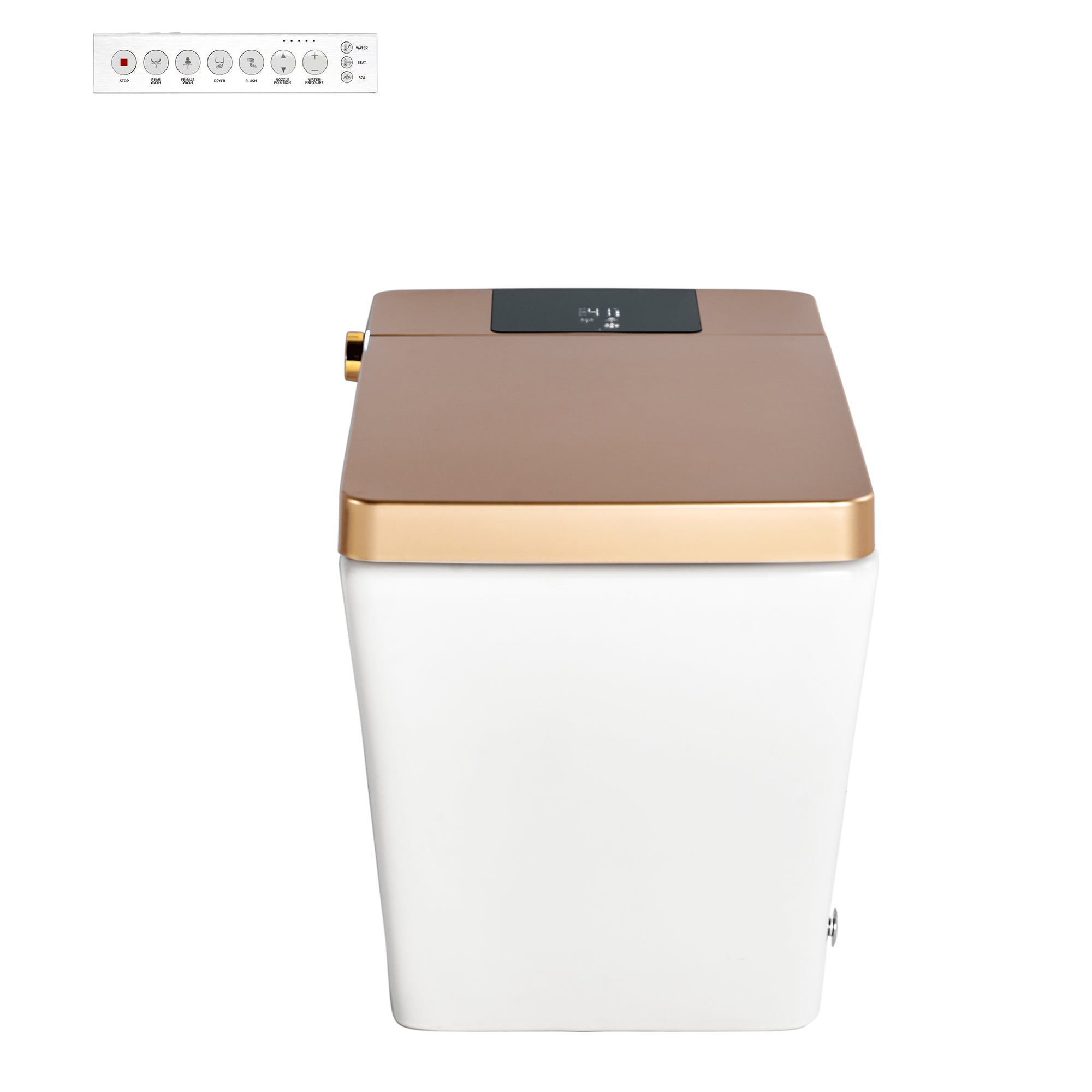 Siphon jet Ceramic Smart Toilet with Auto Flush and Heated Seat