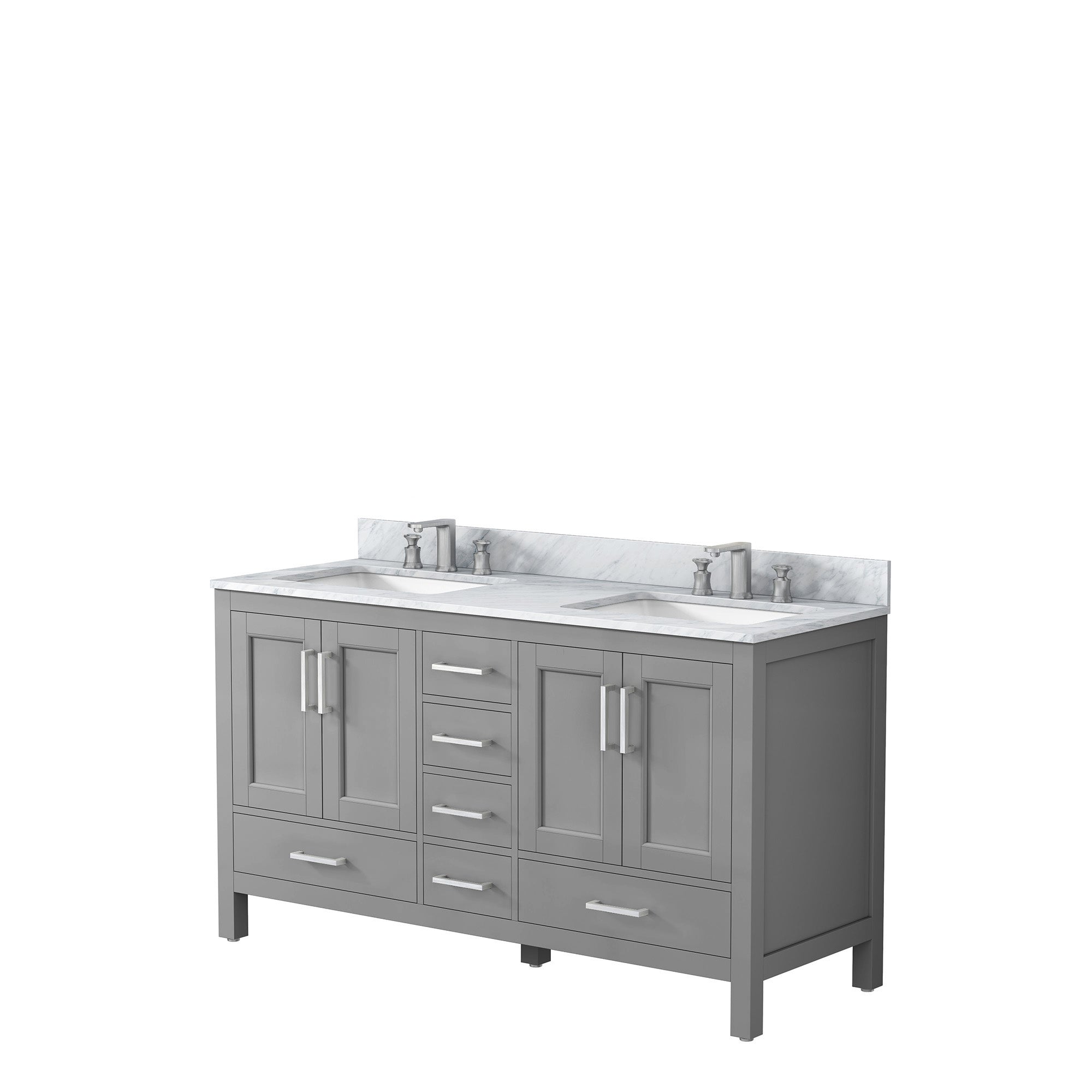 36" Plywood Freestanding Bathroom Vanity Set with Drawer and Doors and Natural Marble Top and Ceramic Sink